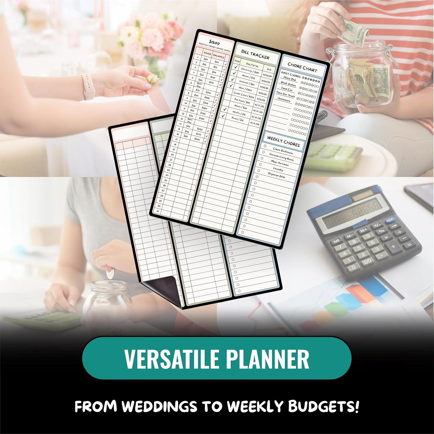 Planificador Magnético de Presupuesto Sunsella 25.4x35.6 cm