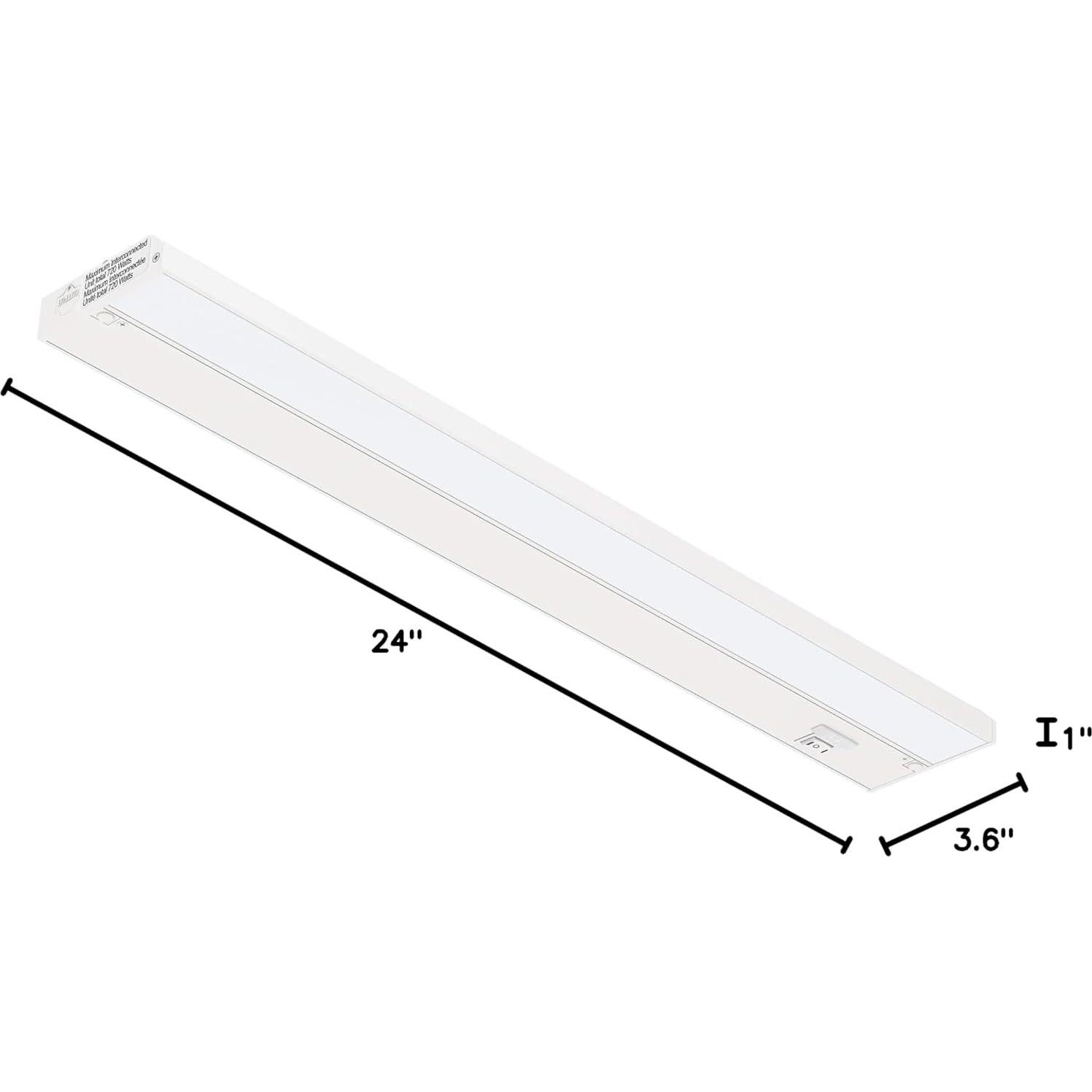 Iluminación LED Bajo Gabinete Inlight 61cm Regulable 2700K-4000K