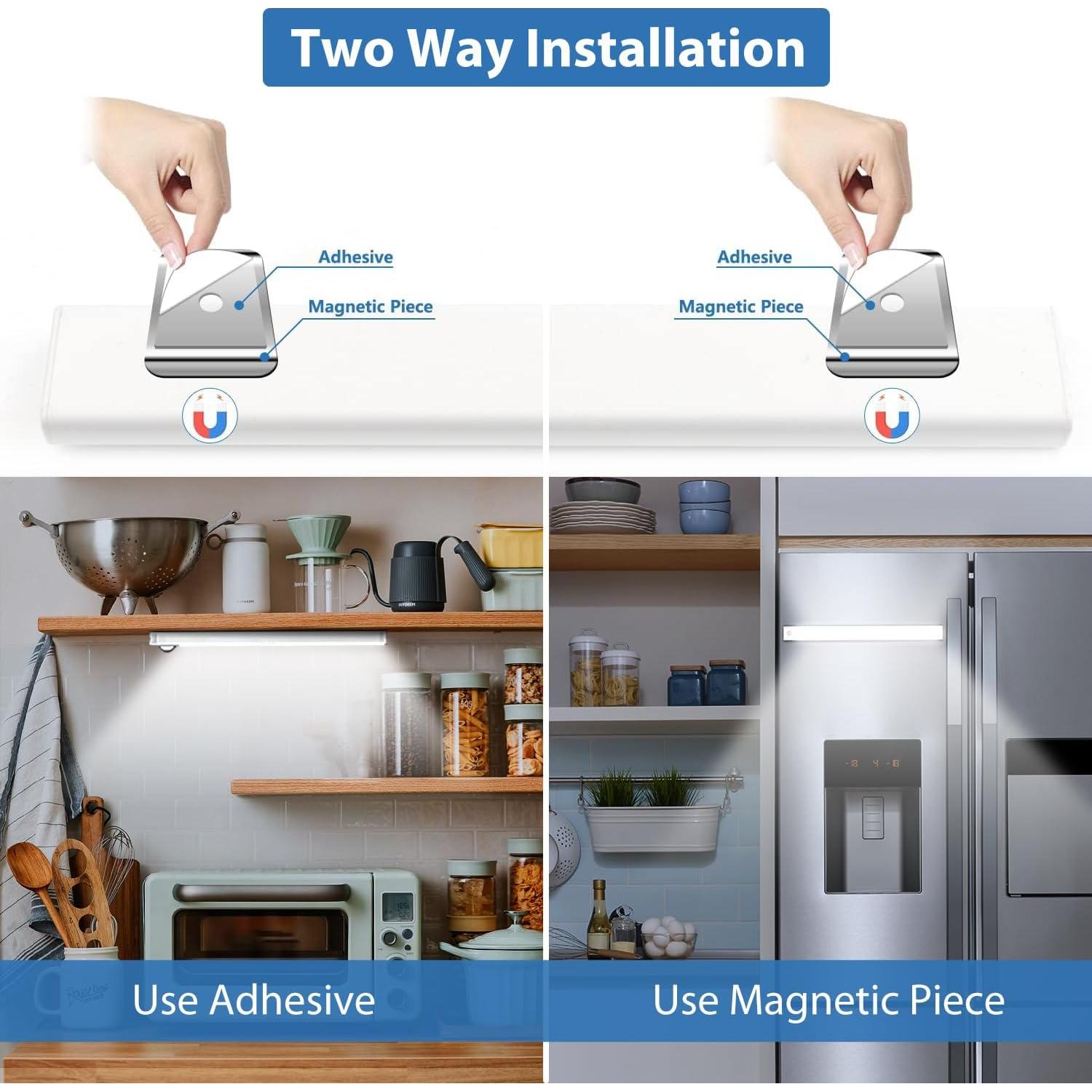 Luz de Gabinete K KASONIC 30 cm con Sensor de Movimiento y Control Remoto