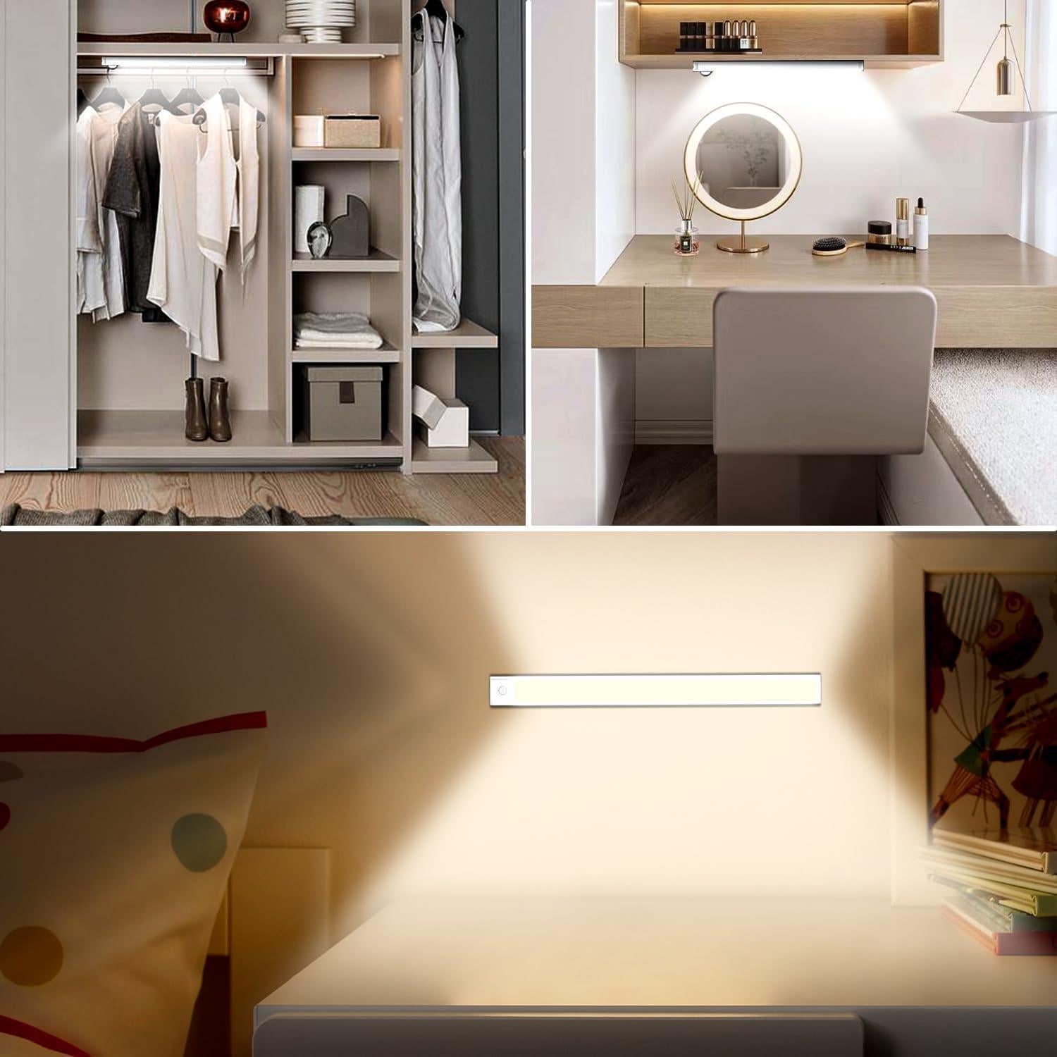 Luz de Gabinete K KASONIC 30 cm con Sensor de Movimiento y Control Remoto