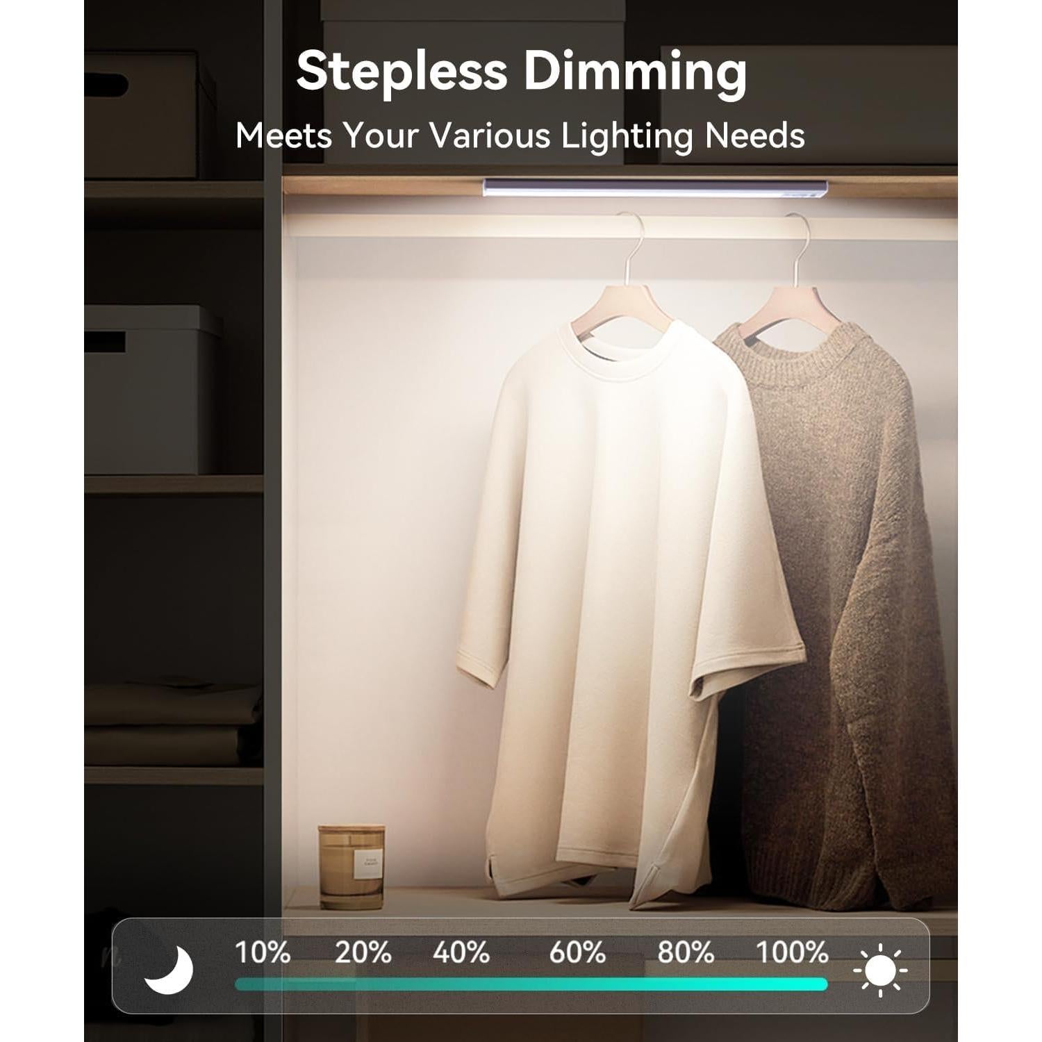 Luz Bajo Gabinete DiDiSky LED 33cm Sensor Movimiento 3200mAh