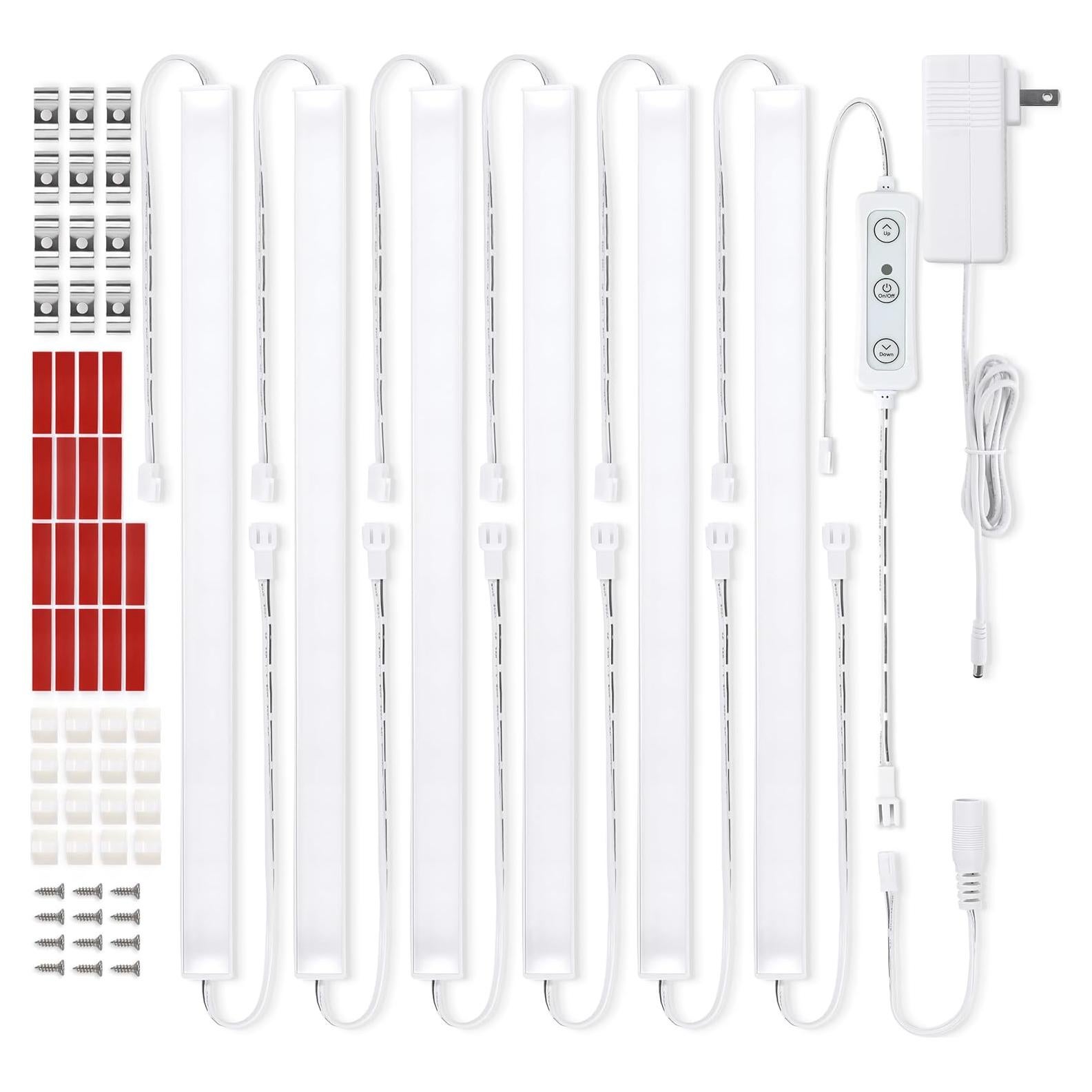 Kit de Iluminación Bajo Gabinete Litever 6 Luces LED 30cm 3000K