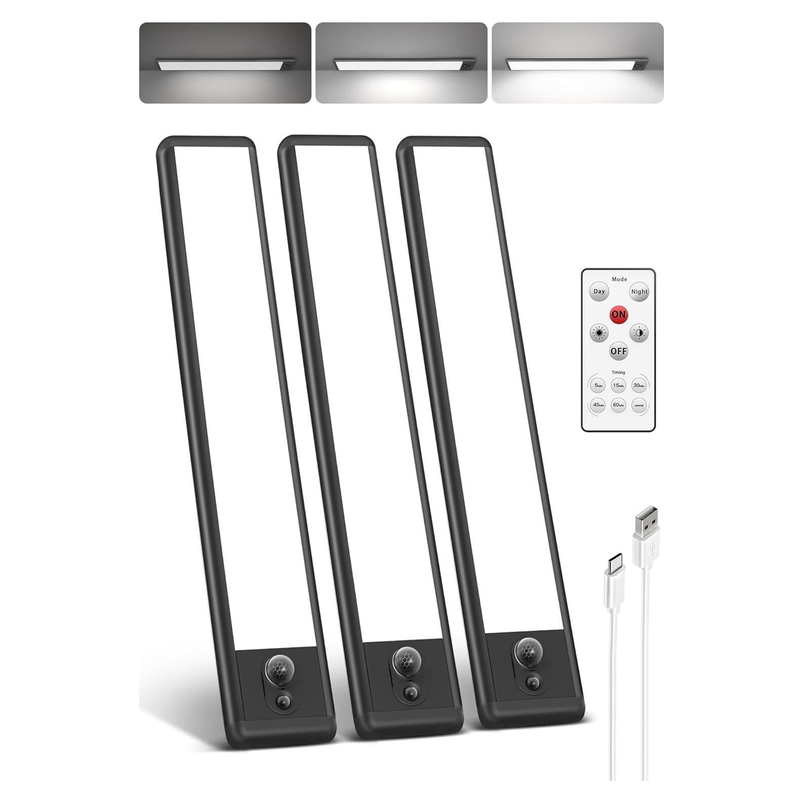 Iluminación Bajo Gabinete AMETHEUS Lite23, 3 Luces Recargables