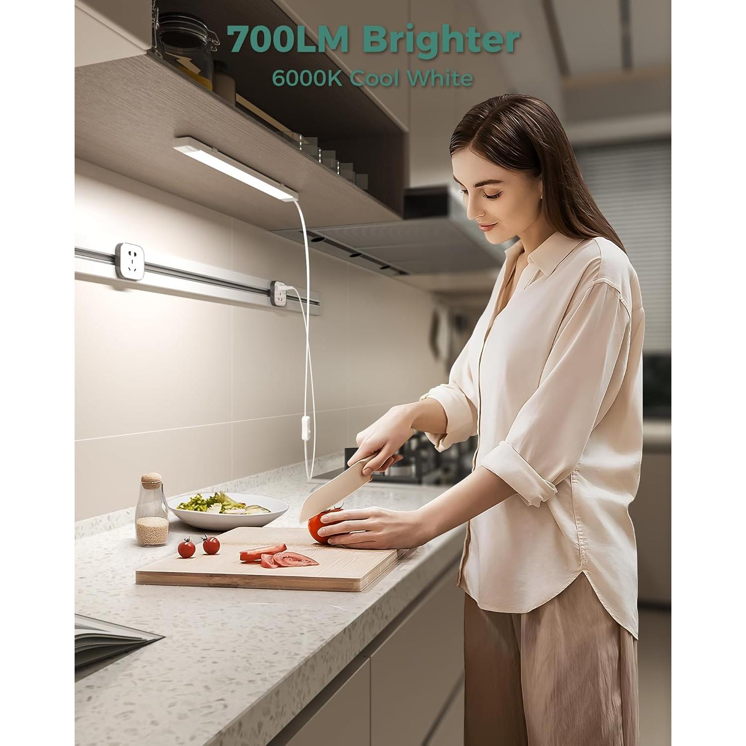 ASOKO Luz Bajo Gabinete 40.64 cm LED 6000K 700LM Enchufable