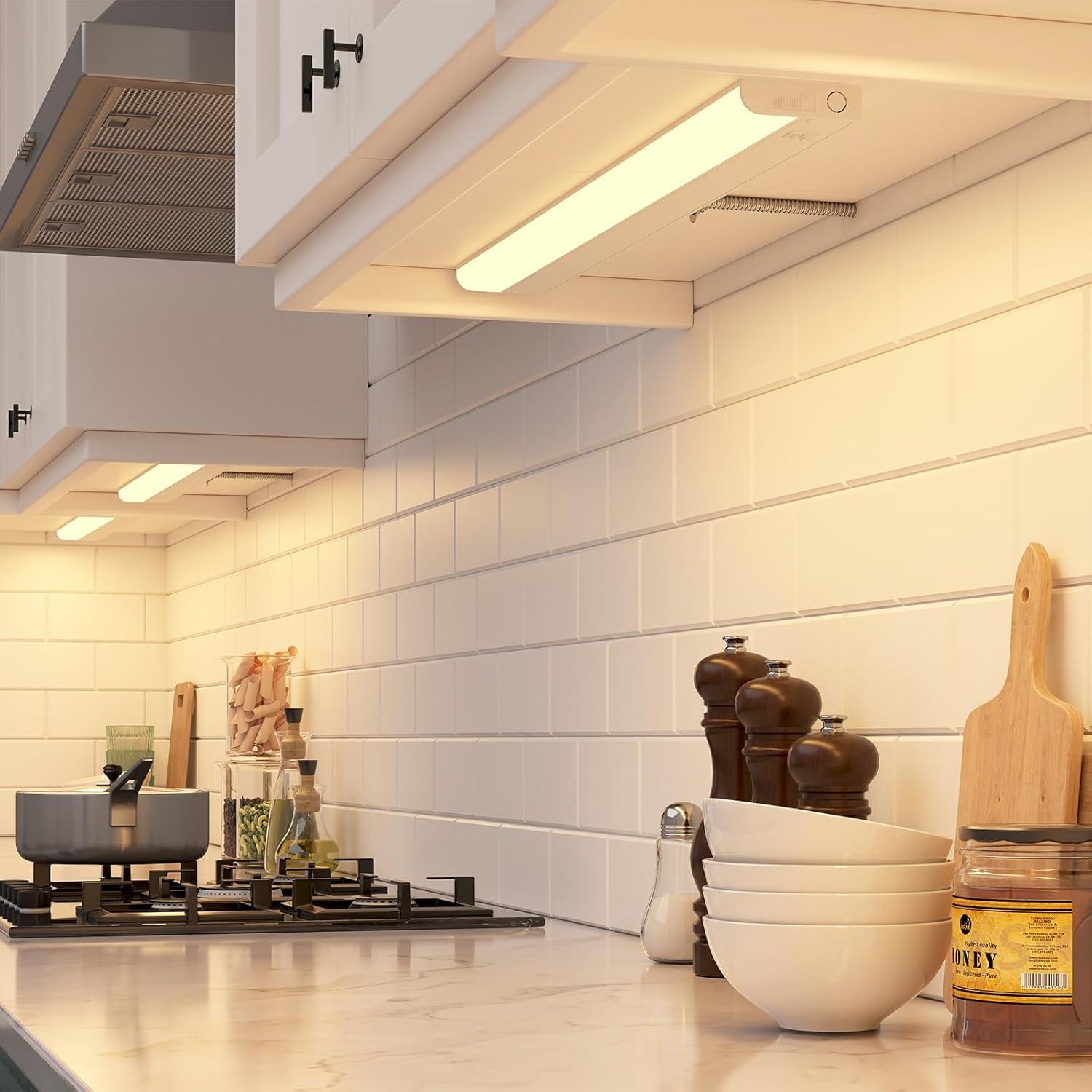 Luz LED Bajo Gabinete Inlight 30.48 cm Regulable 3 Colores