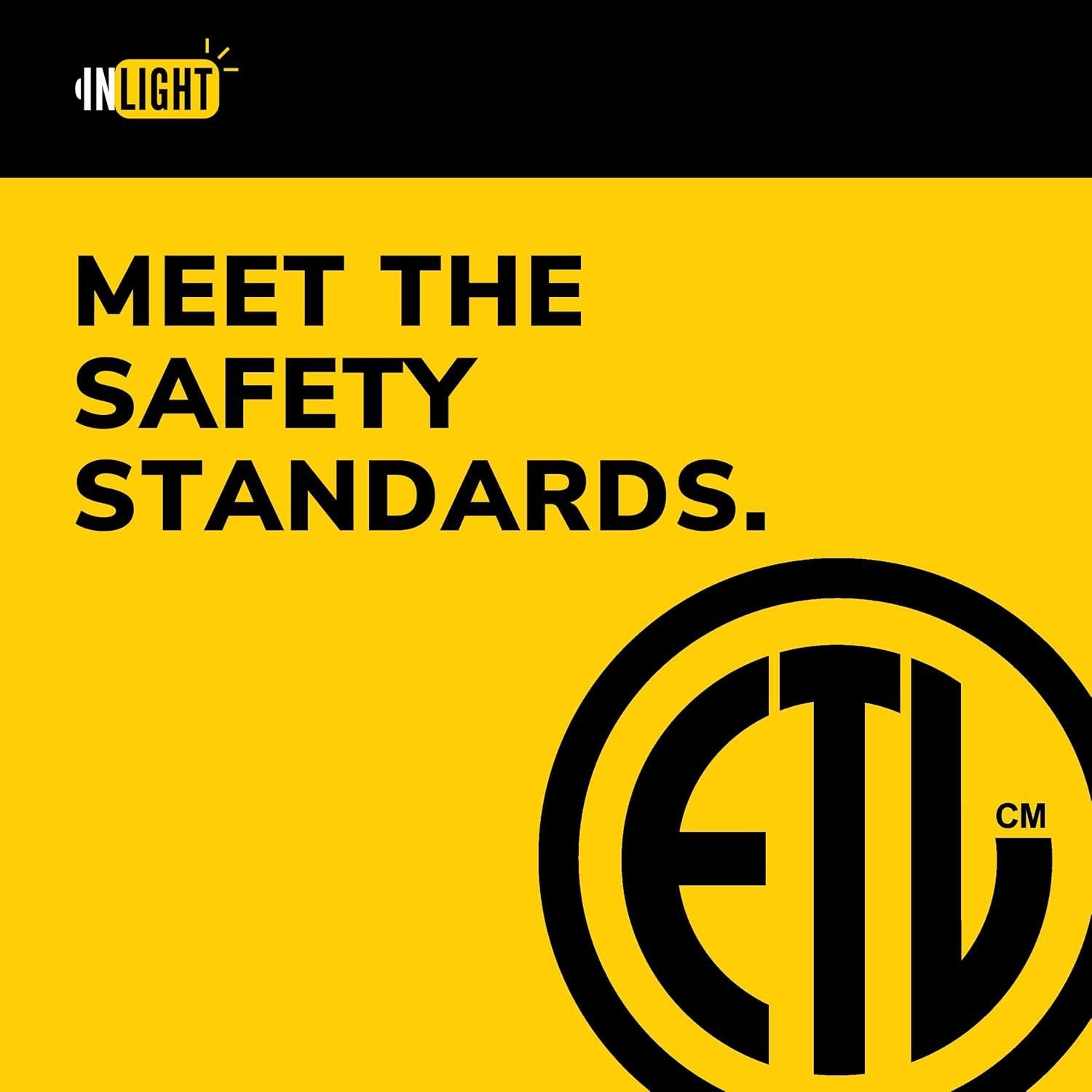 Luz LED Bajo Gabinete Inlight 30.48 cm Regulable 3 Colores