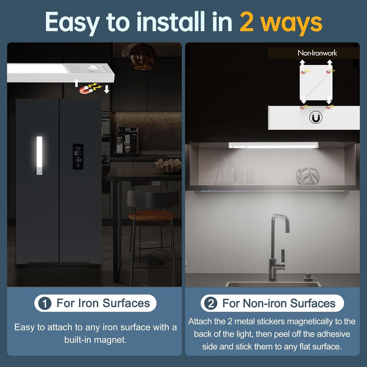 Luz Bajo Gabinete LED Recargable Inalámbrica EnternalLight 30.48cm