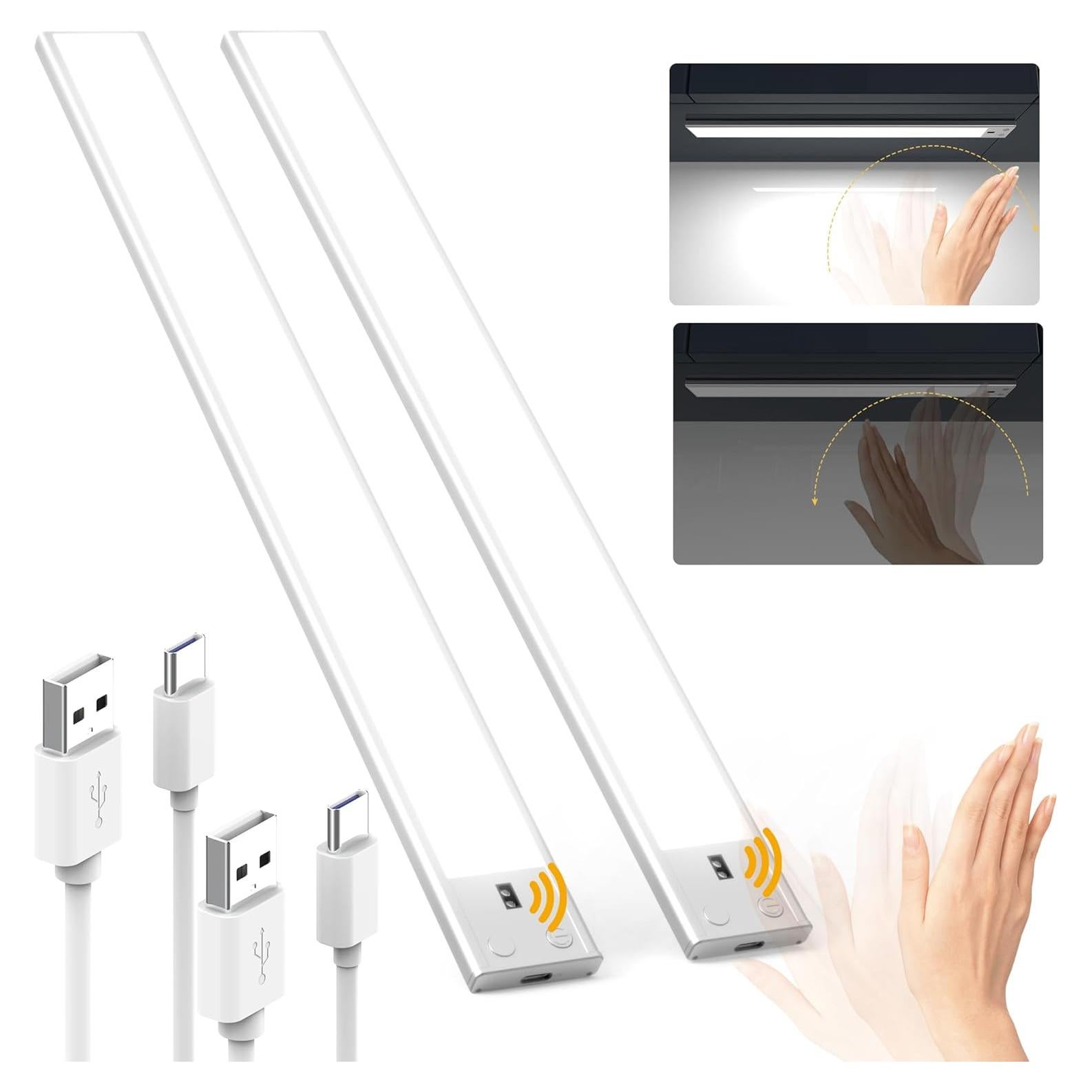 Luz de Gabinete Inalámbrica SUPERDANNY 40cm con Sensor de Mano