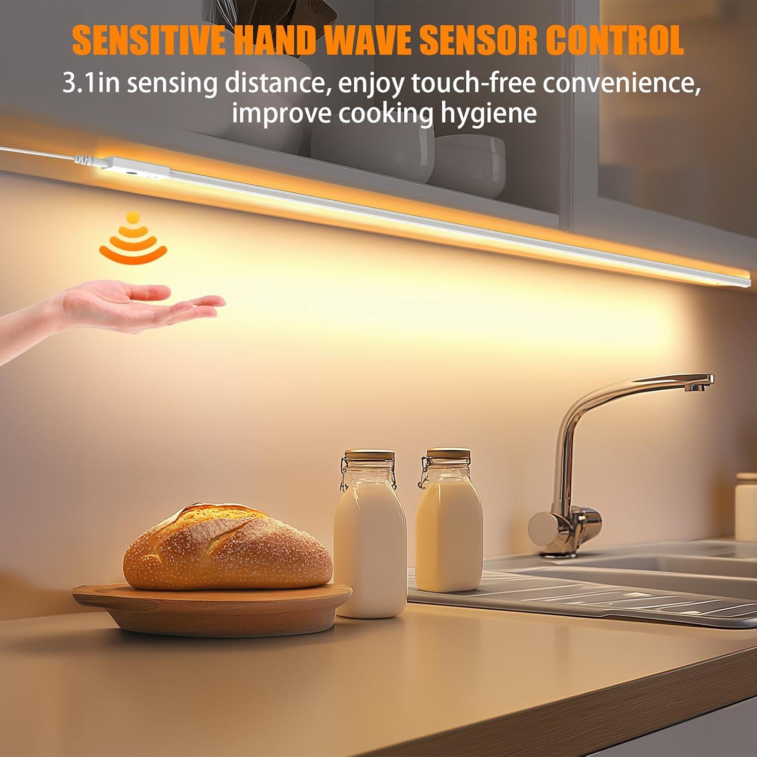 Luces LED Bajo Gabinete RGH NC301, 1.00m, Sensor Movimiento