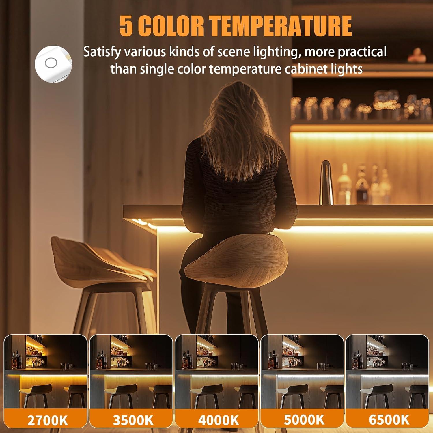 Luces LED Bajo Gabinete RGH NC301, 1.00m, Sensor Movimiento