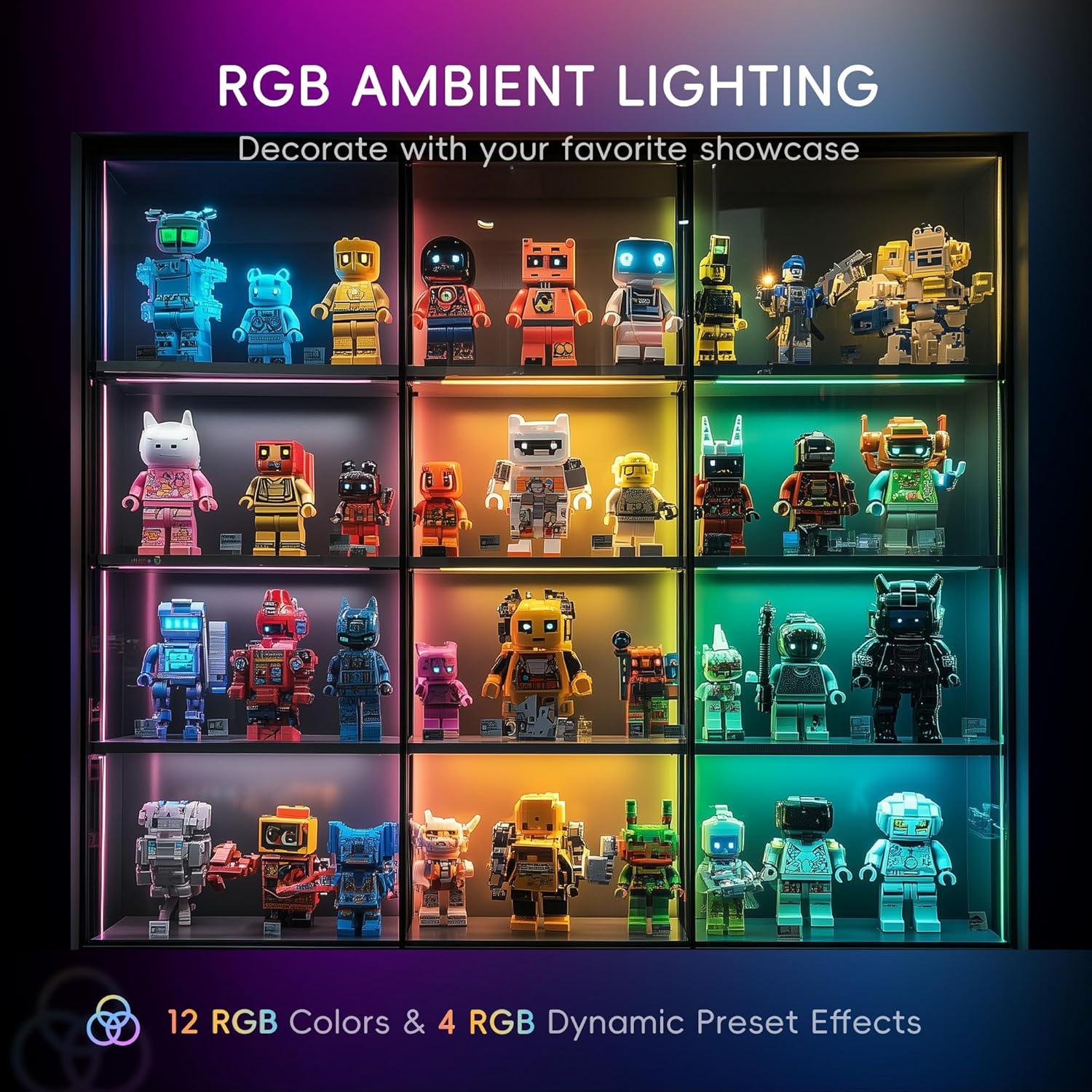 Lexall Luz Bajo Gabinete LED 60 LEDs Recargable con Sensor