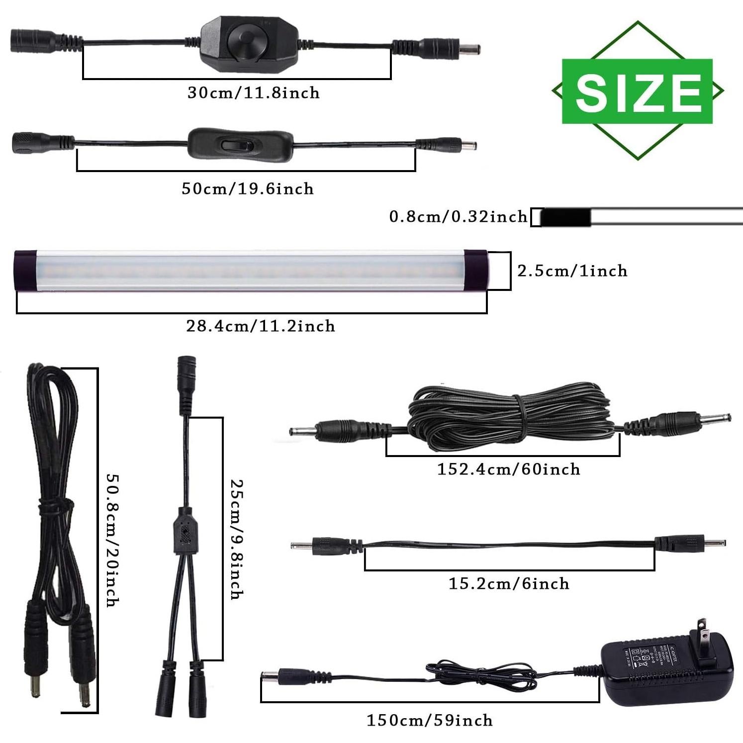 Kit de Iluminación LED AIBOO 6 Paneles 12V Regulable Blanco Día