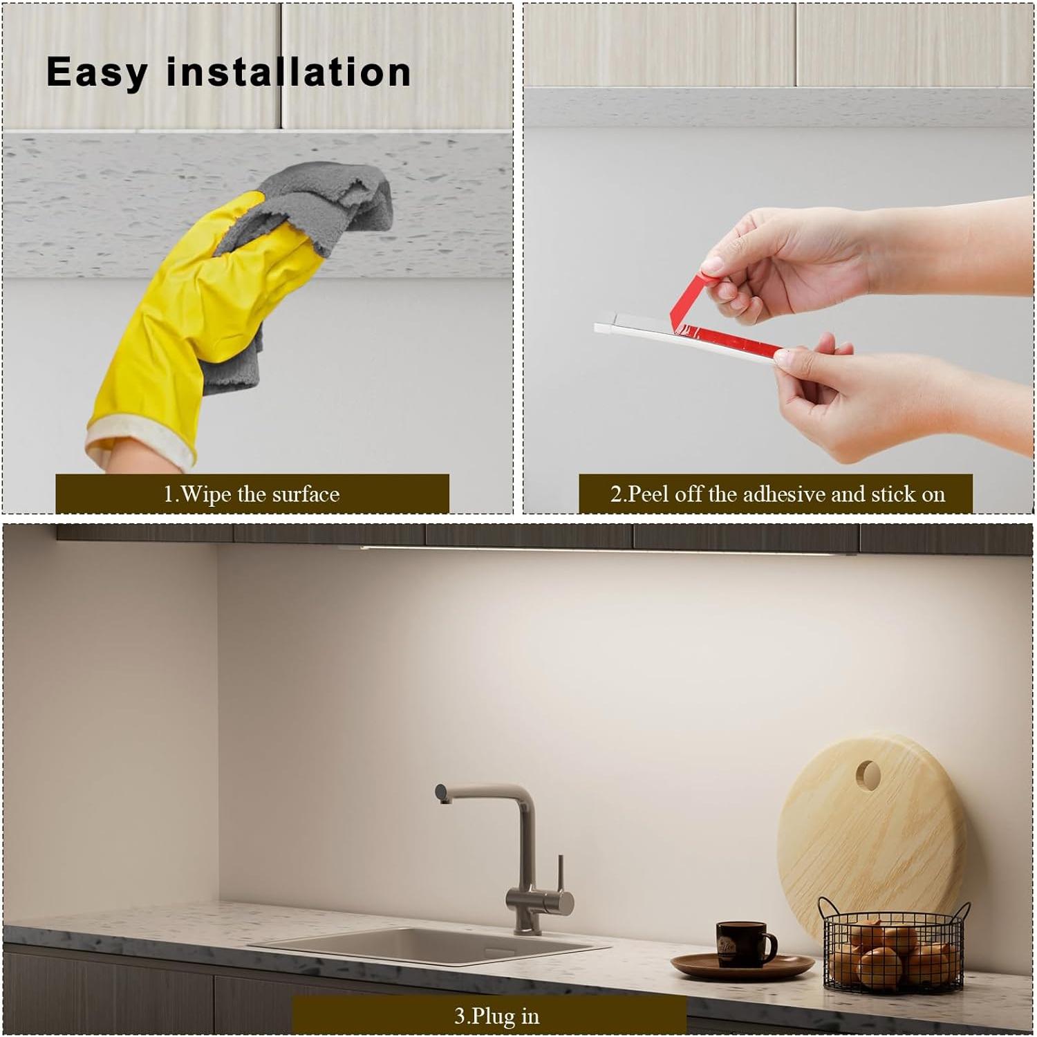 Luces Bajo Gabinete LED Little Joke 1-Pack 40" 1090lm 3 Colores