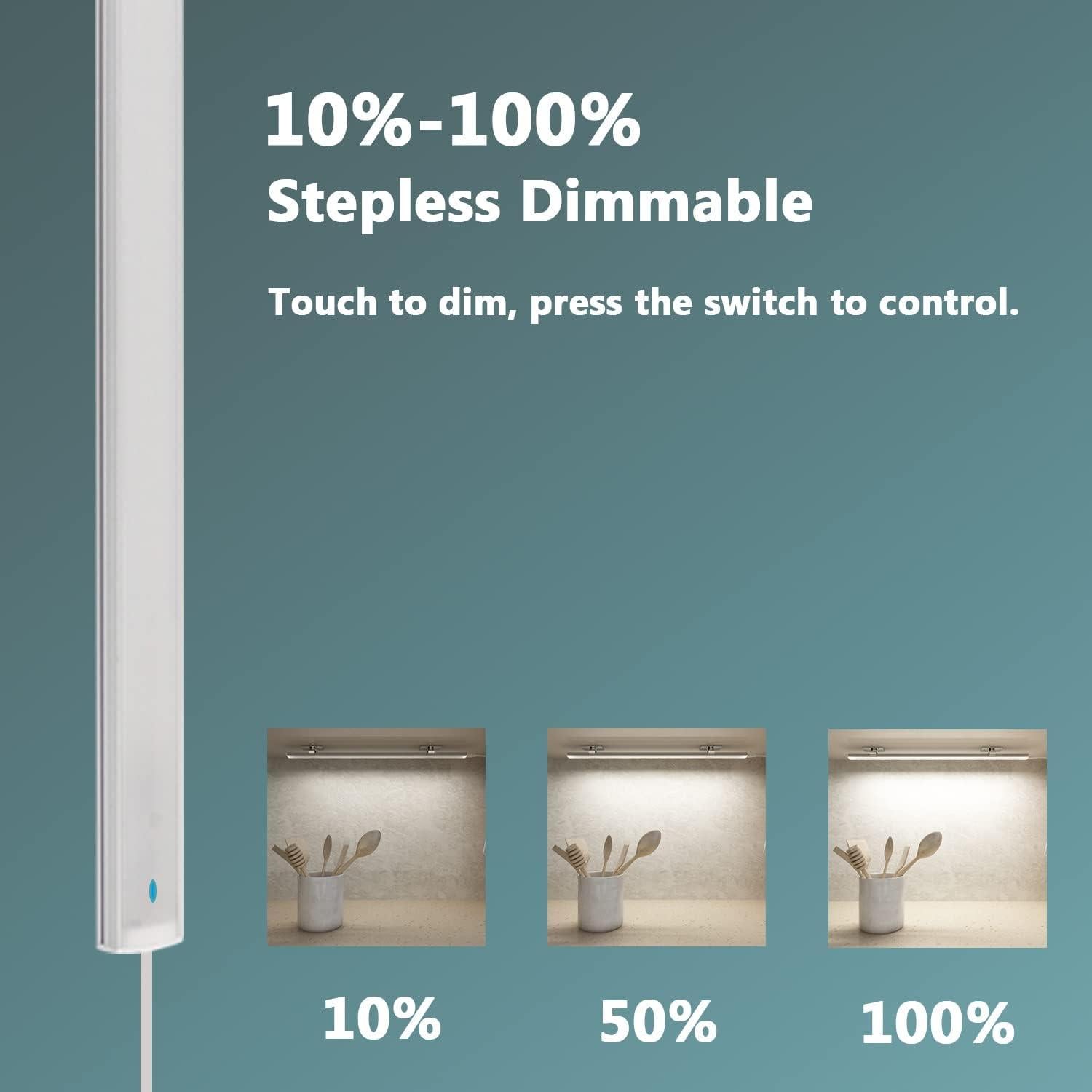 Iluminación LED YEEZEN 30 cm para Bajo Mueble con Sensor Táctil