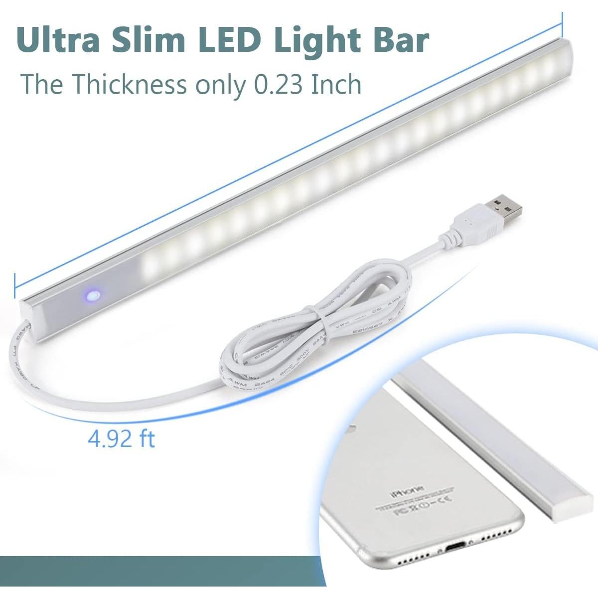 Iluminación LED YEEZEN 30 cm para Bajo Mueble con Sensor Táctil