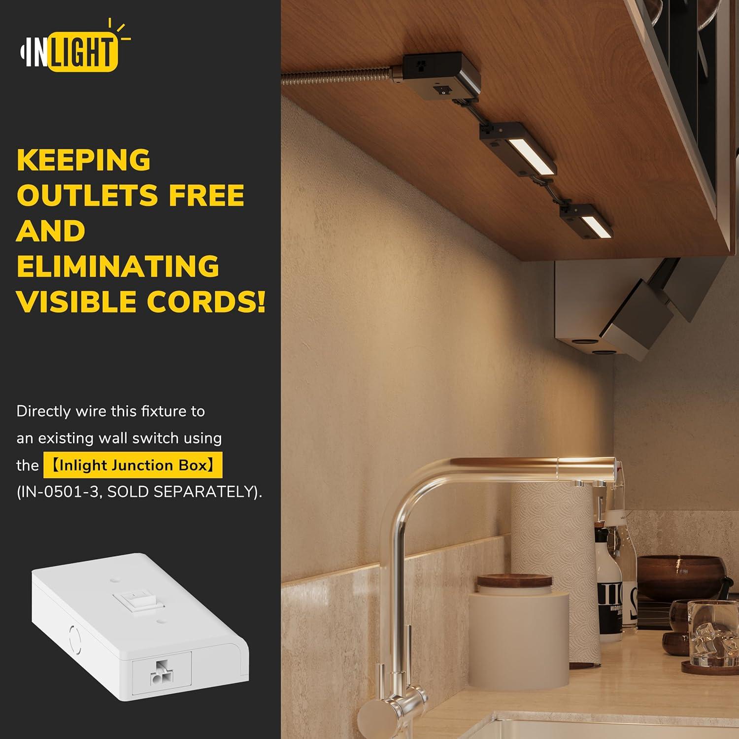 Iluminación LED 40.64 cm GETINLIGHT con giro, 10W, 600 lúmenes