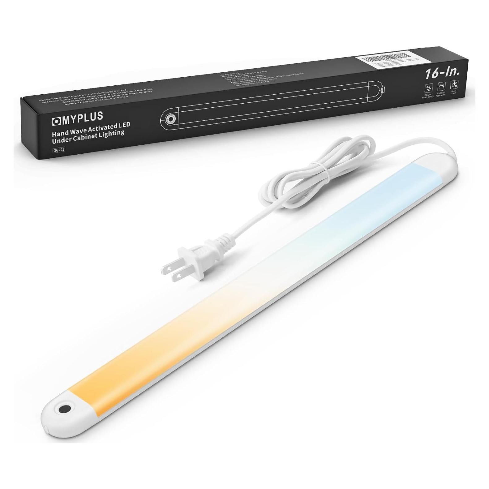 Iluminación Bajo Gabinete MYPLUS 40.64 cm LED 600LM Sensor Mano