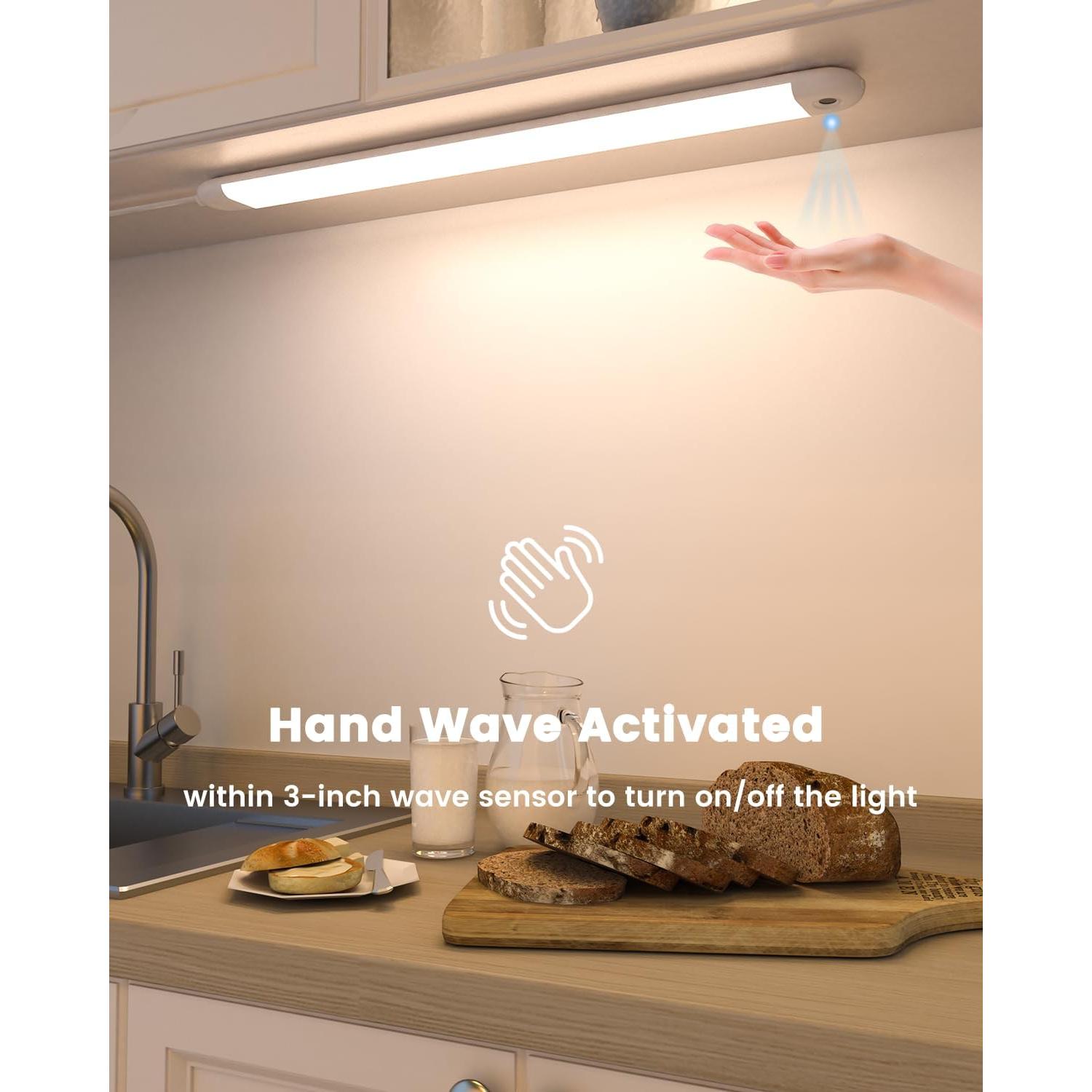 Iluminación Bajo Gabinete MYPLUS 40.64 cm LED 600LM Sensor Mano