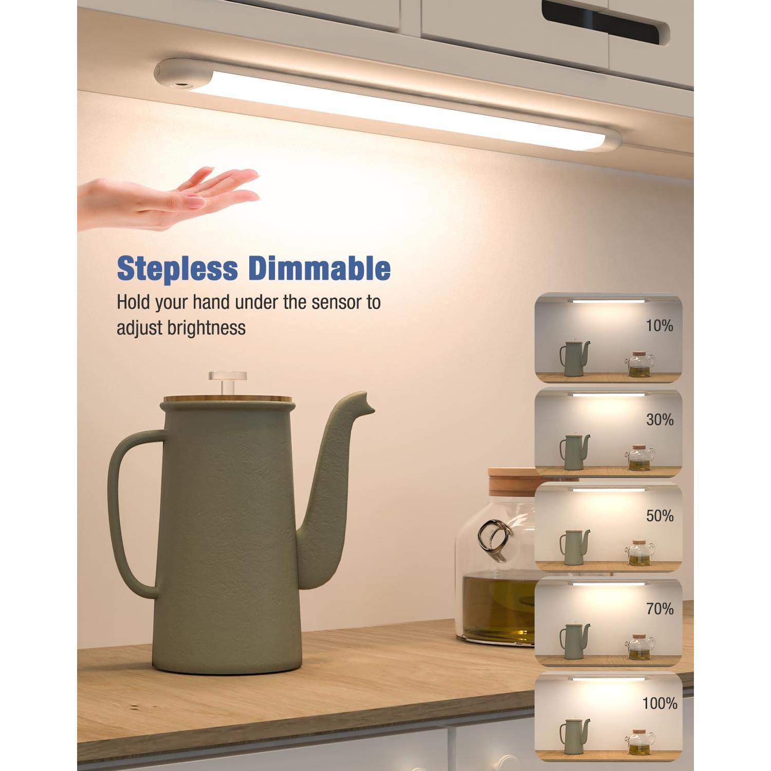 Iluminación Bajo Gabinete MYPLUS 40.64 cm LED 600LM Sensor Mano