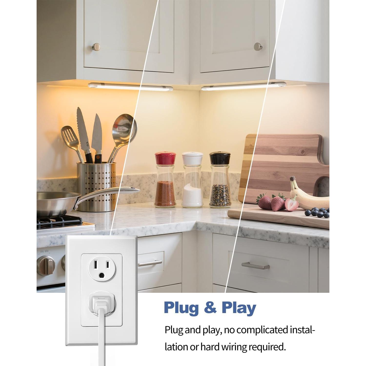 Iluminación Bajo Gabinete MYPLUS 40.64 cm LED 600LM Sensor Mano