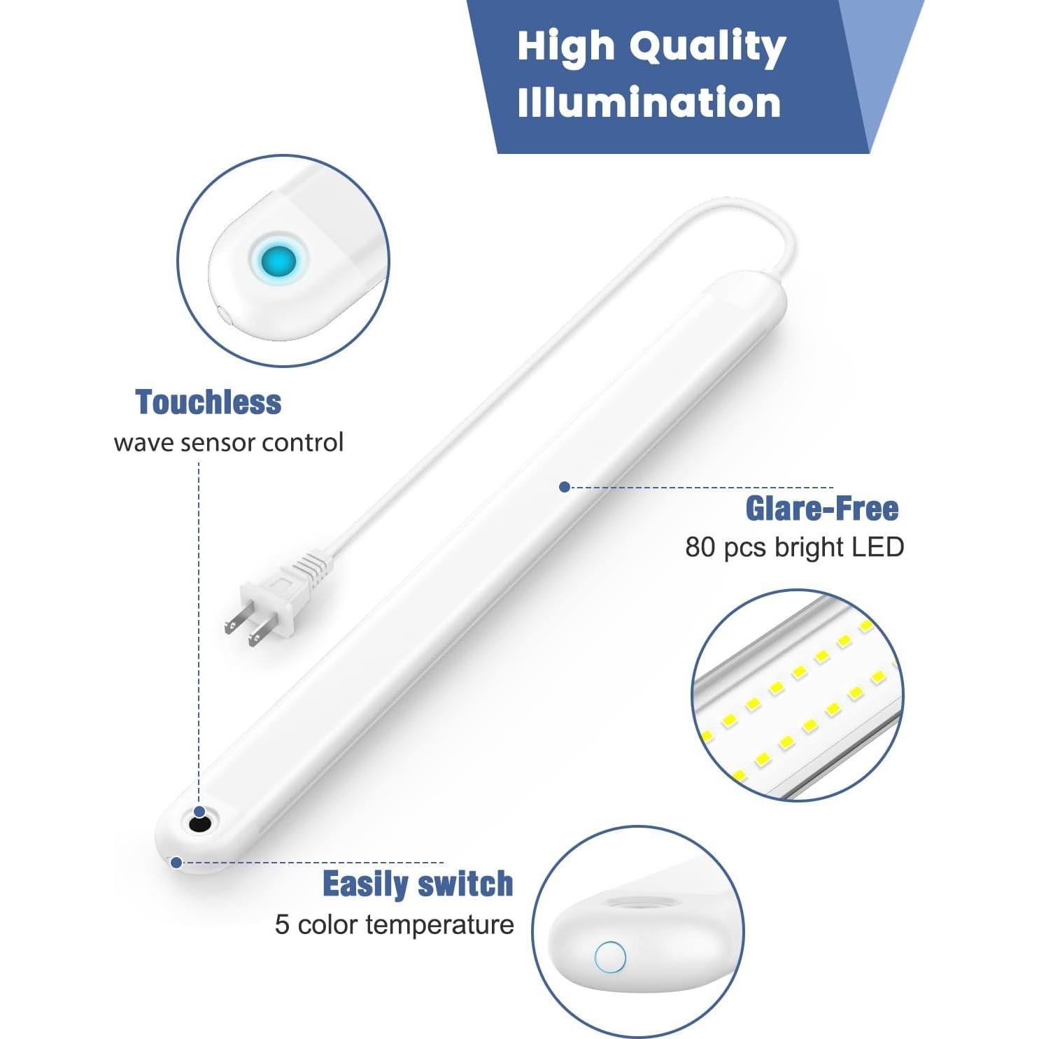 Iluminación Bajo Gabinete MYPLUS 40.64 cm LED 600LM Sensor Mano