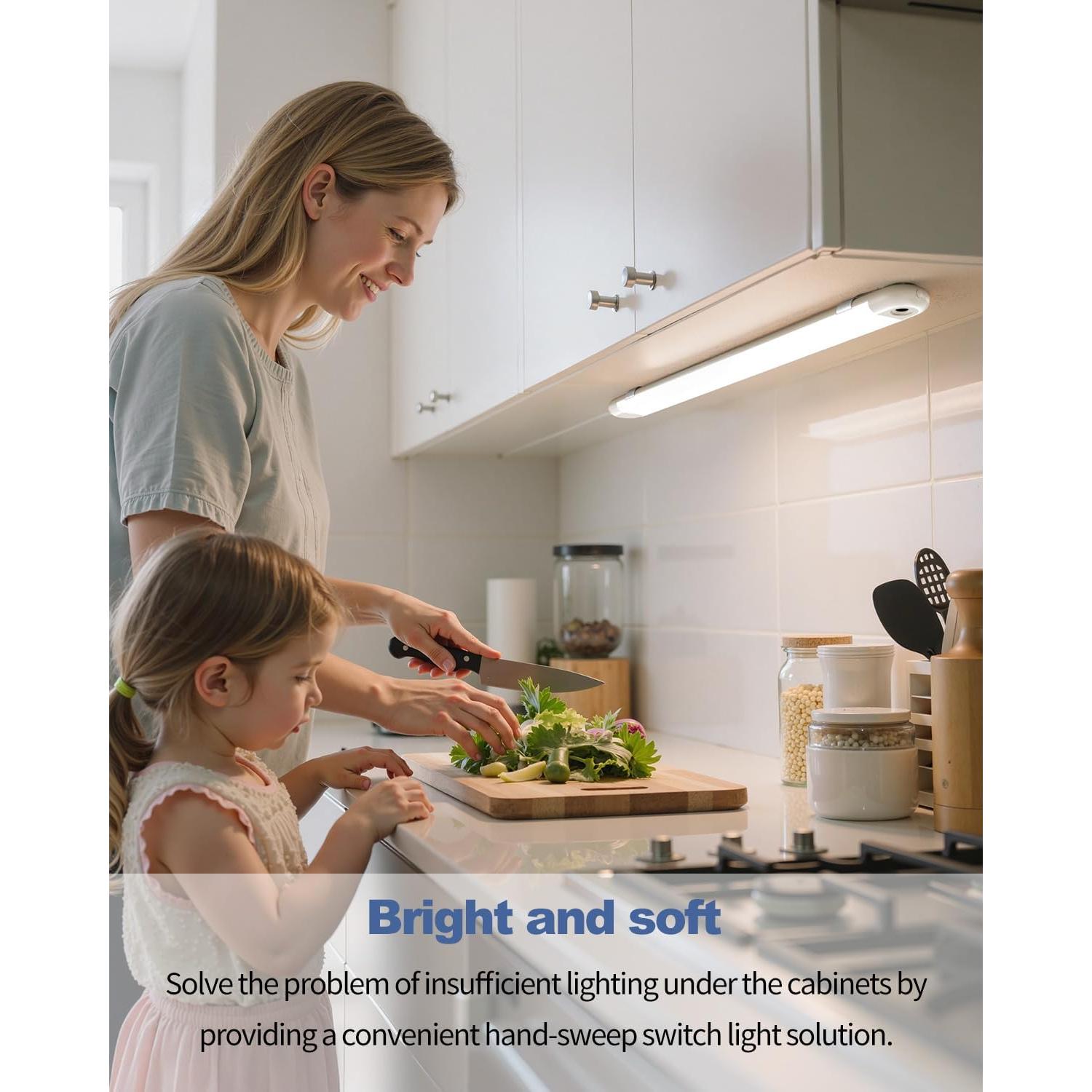 Iluminación Bajo Gabinete MYPLUS 40.64 cm LED 600LM Sensor Mano