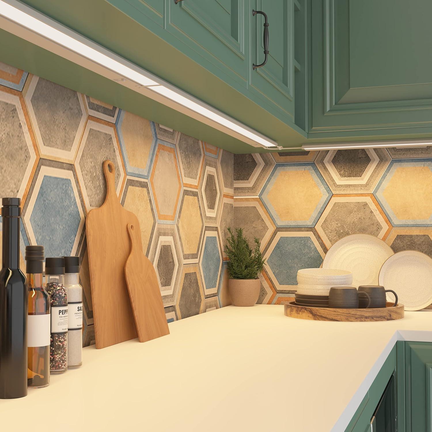 Luz Bajo Gabinete LED Regulable LAGOM 76.2 cm Negro 2700K-5000K