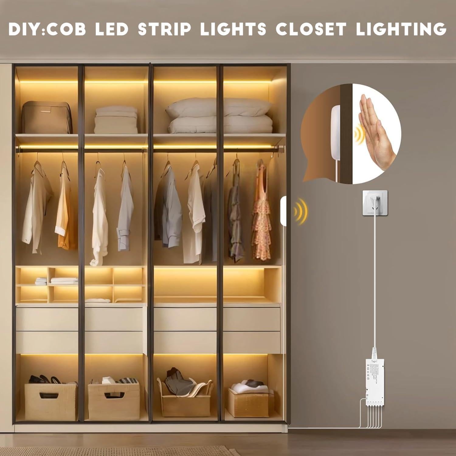 Kit de Iluminación LED Bajo Gabinete CHNMALITAI 6PCS 12V 3000K