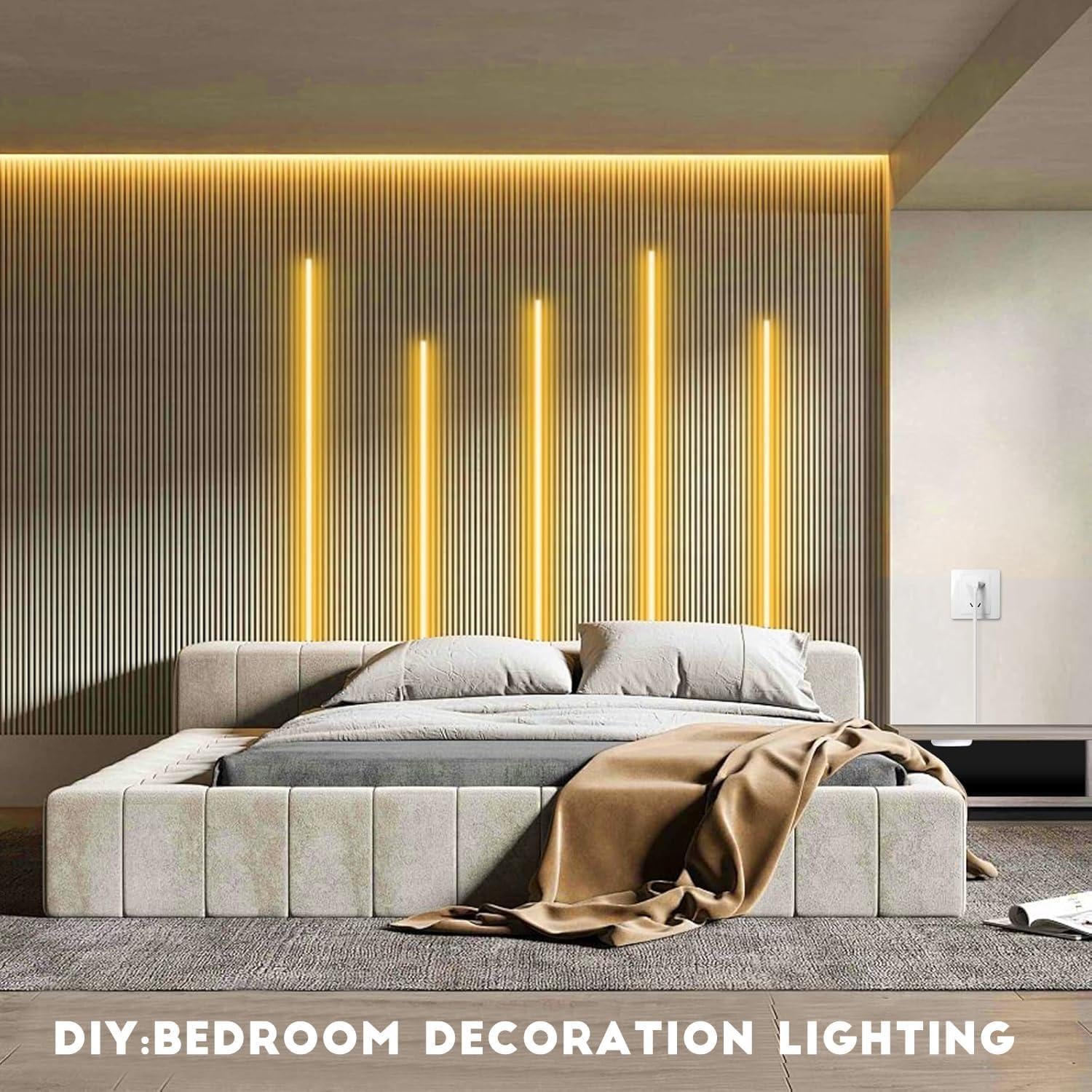 Kit de Iluminación LED Bajo Gabinete CHNMALITAI 6PCS 12V 3000K