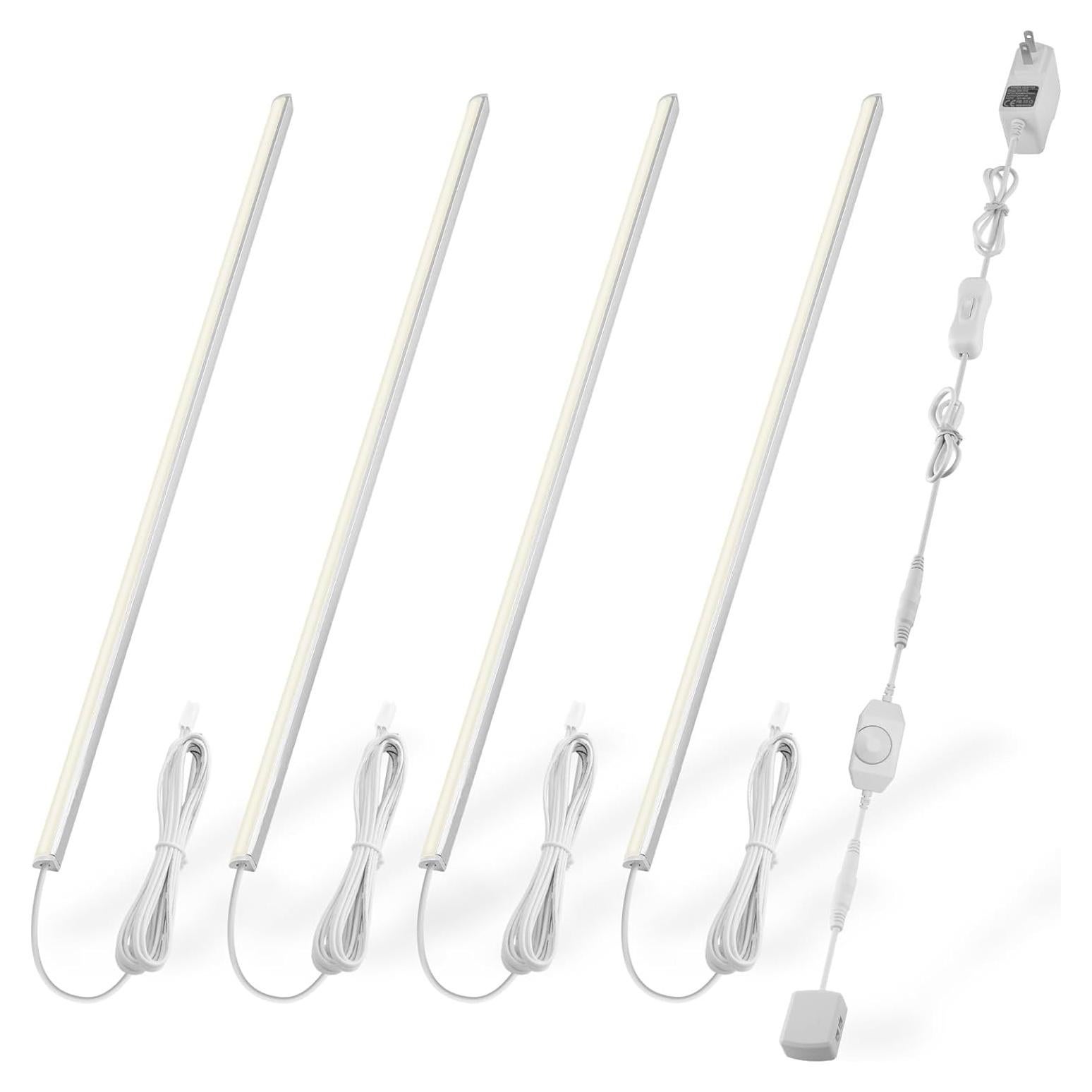 Kit de Iluminación Bajo Gabinete Cefrank 4 Piezas 30.48cm LED 1200lm 12W