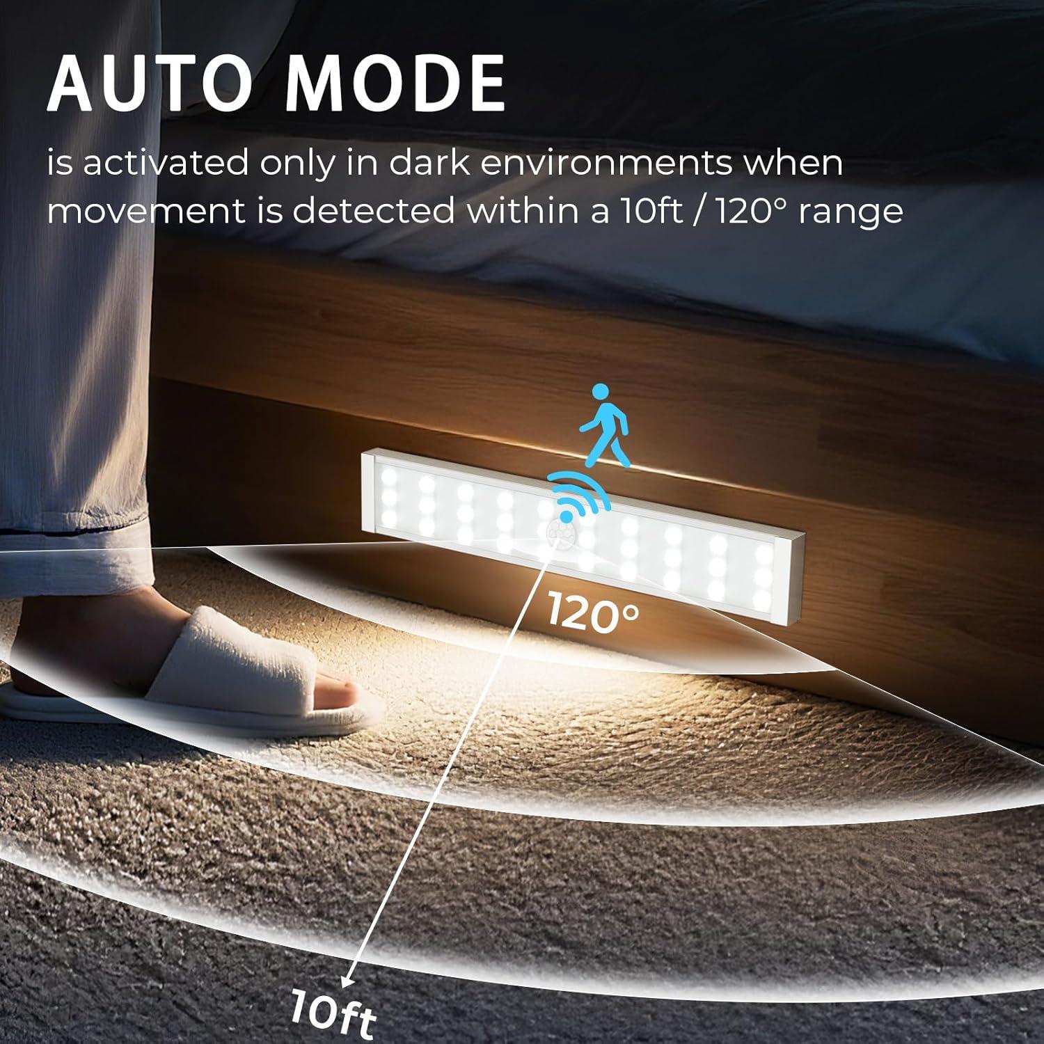 Luces LED Bajo Gabinete Henan Liangxi, 6 Pzs, Sensor Movimiento