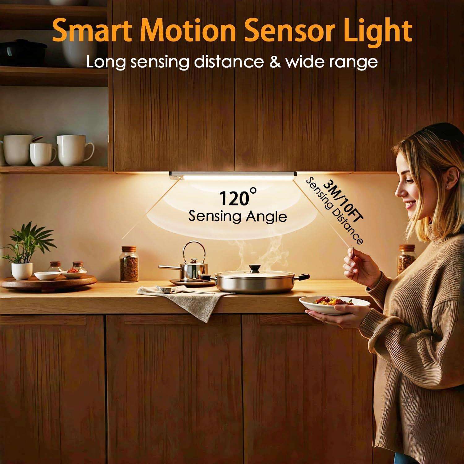 Iluminación Bajo Gabinete Latamil 34.3cm 118LED Recargable