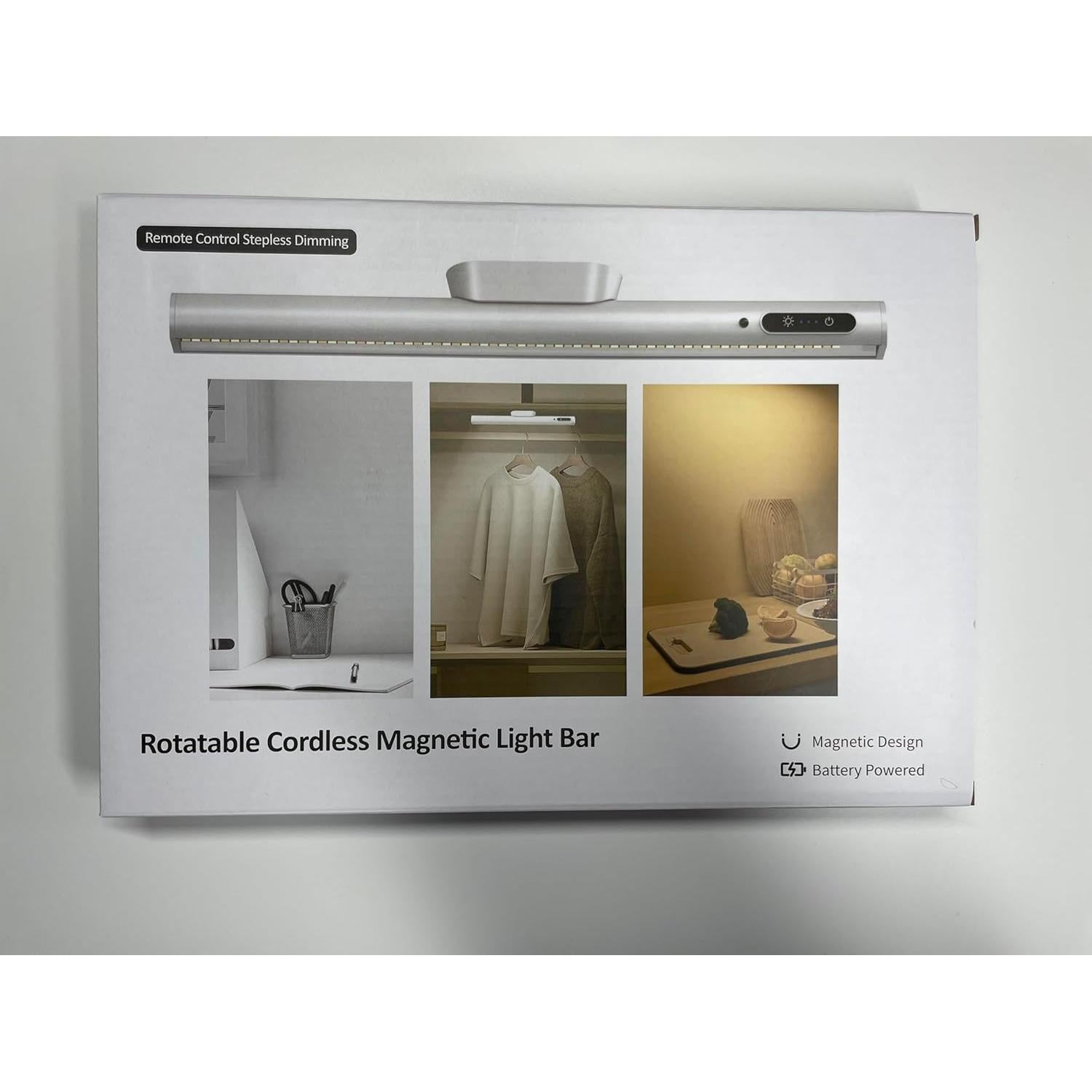 Barra de Luz LED Recargable Oro con Control Remoto 4000mAh