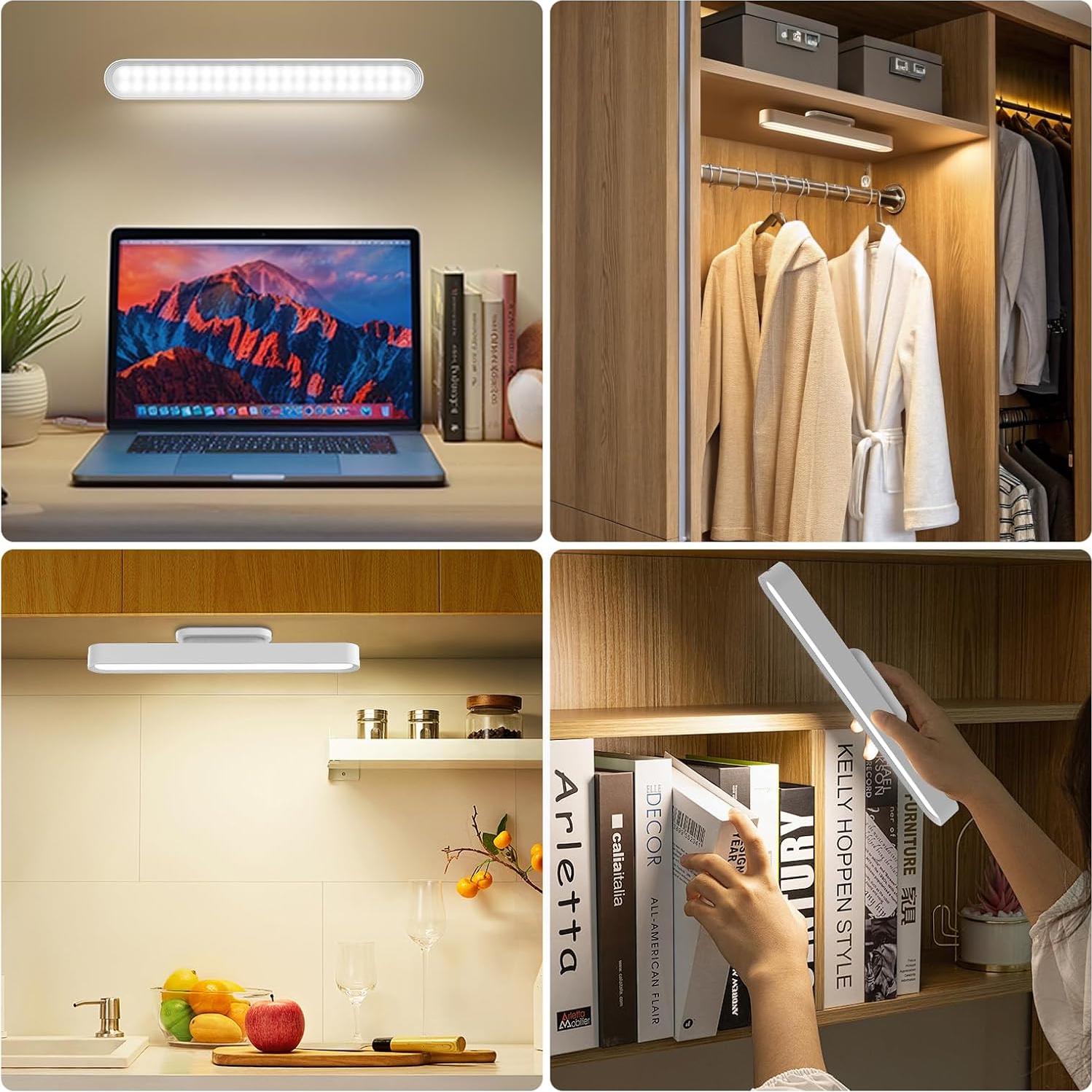 Luces de Closet Recargables Kitloo 2600mAh 160LM 3 Colores