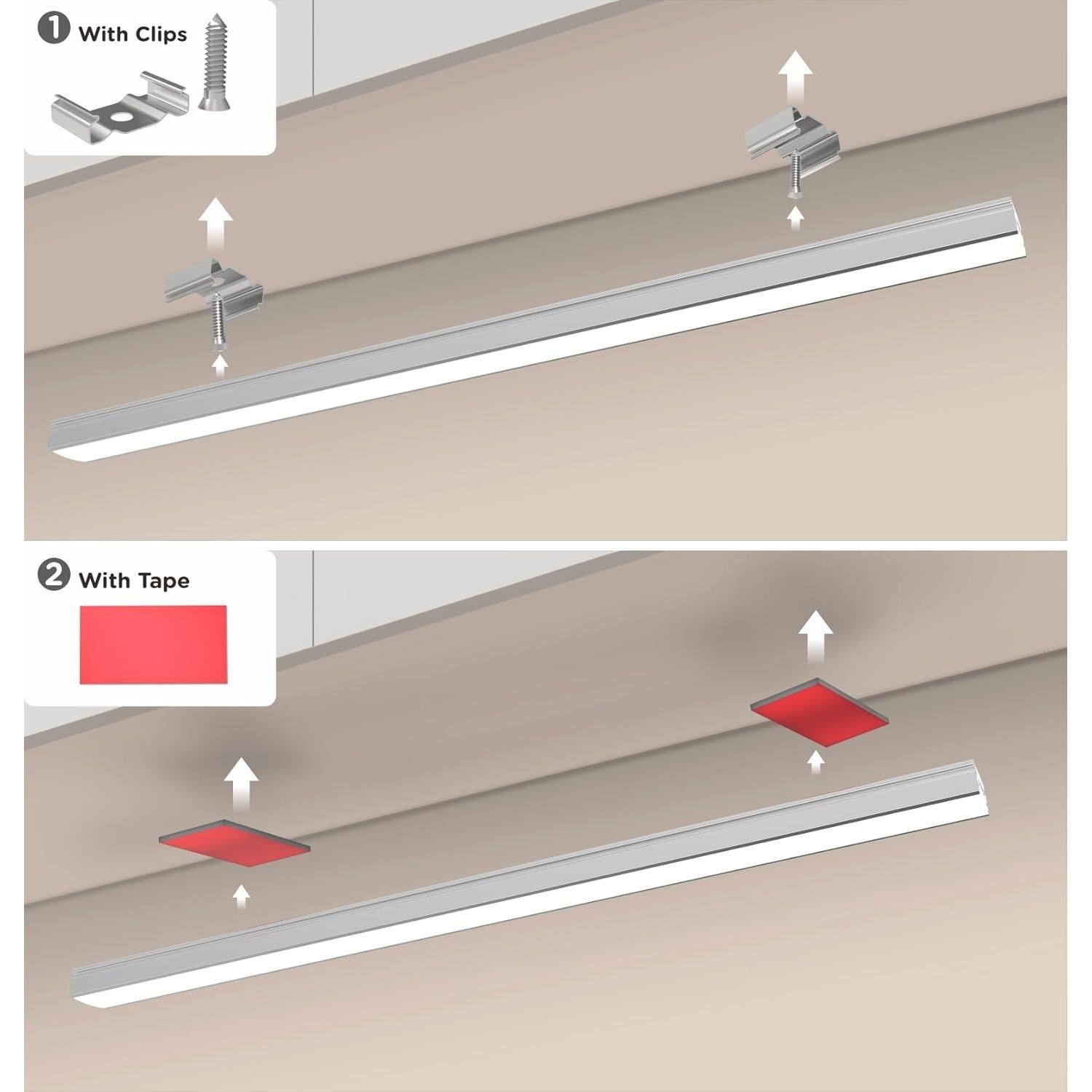 Iluminación LED bajo gabinete Leetdud 10" con sensor mano 4000K