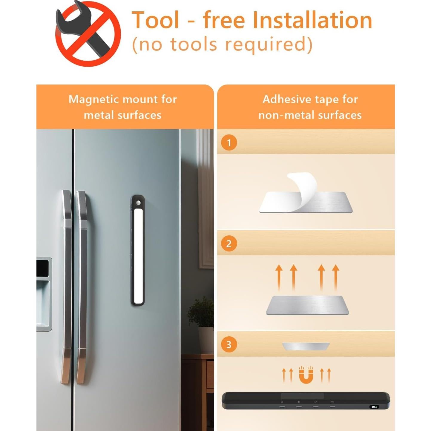 Luces LED WILLED para Gabinete y Closet, Sensor Movimiento, 2 Pzas