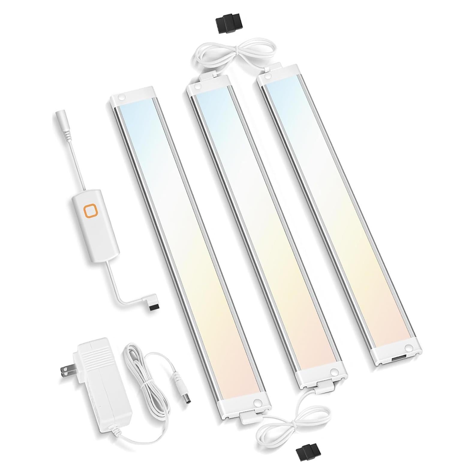 Kit de Iluminación LED Bajo Gabinete MYPLUS 3 Pcs 30.48 cm 6.2W