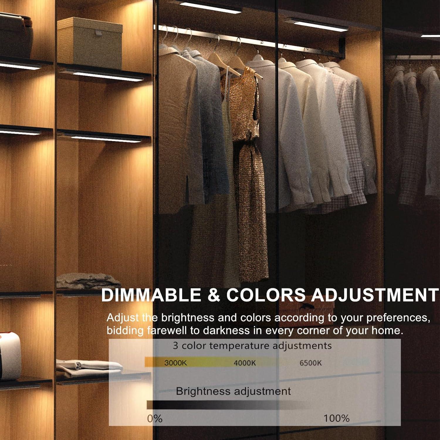 Luz bajo gabinete LED BLE 30.48cm recargable con sensor