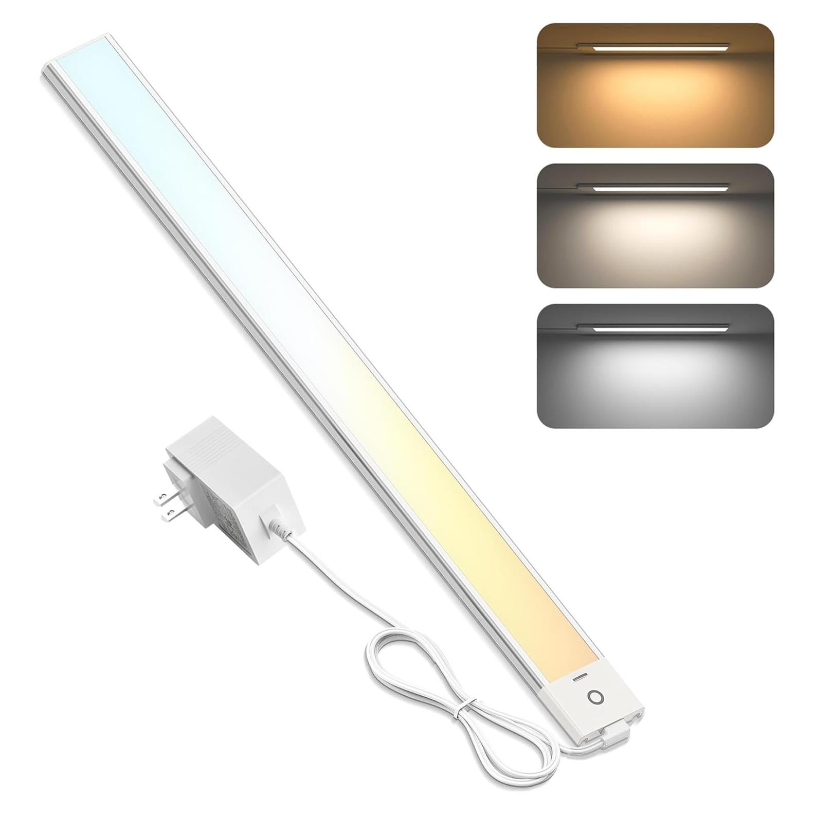 Luz LED Bajo Gabinete MYPLUS 16" Regulable 370Lúmenes 5 Colores