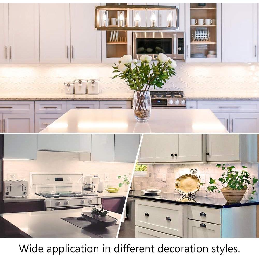 Iluminación LED bajo gabinete 33 cm 12V 10W regulable blanca cálida