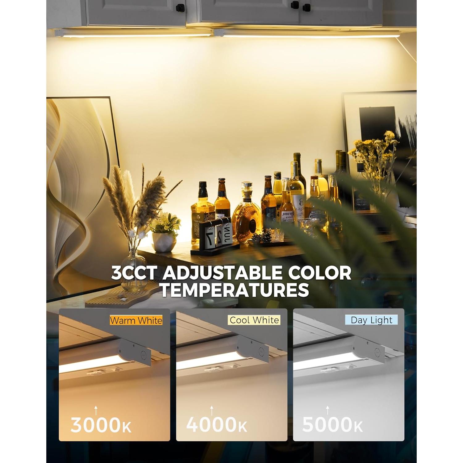 Paquete de 2 luces LED empotradas Snyloe 40.64 cm 14W 1000LM