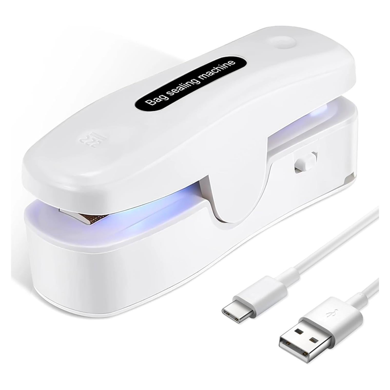 Sellador de bolsas mini 2 en 1 Drawpro recargable USB
