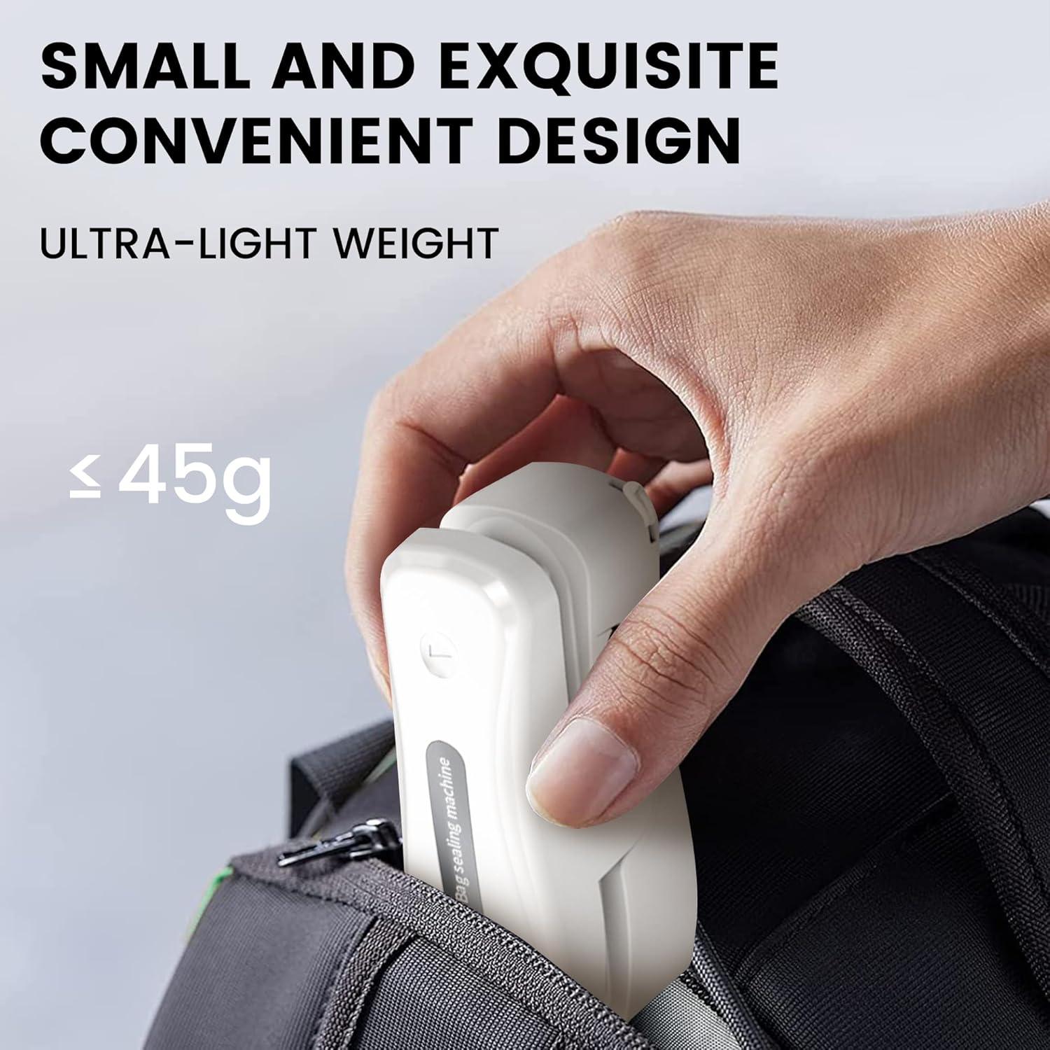 Sellador de bolsas mini 2 en 1 Drawpro recargable USB