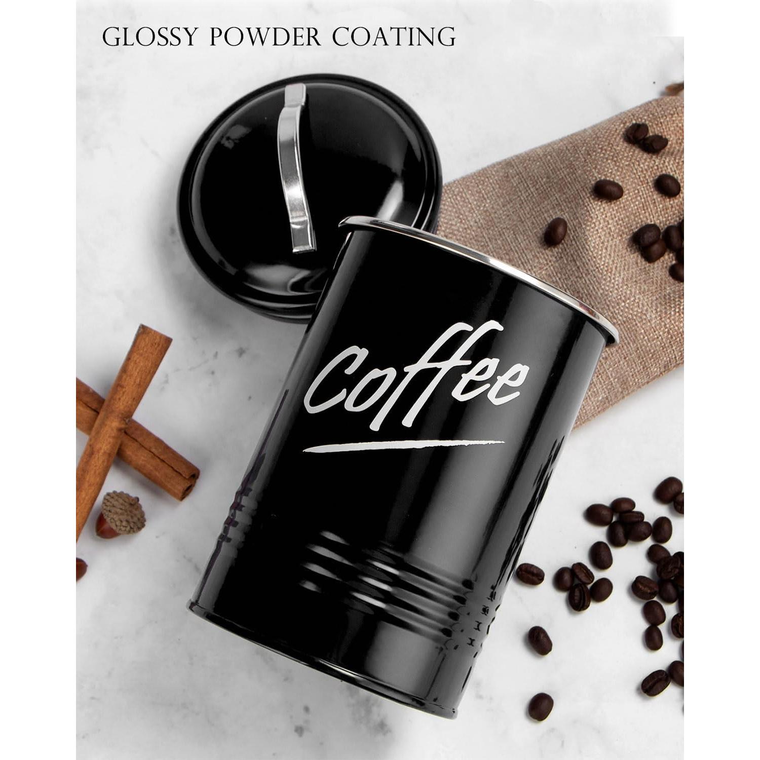 Conjunto de 4 Tarros Herméticos Hillbond para Cocina - Acero Inoxidable