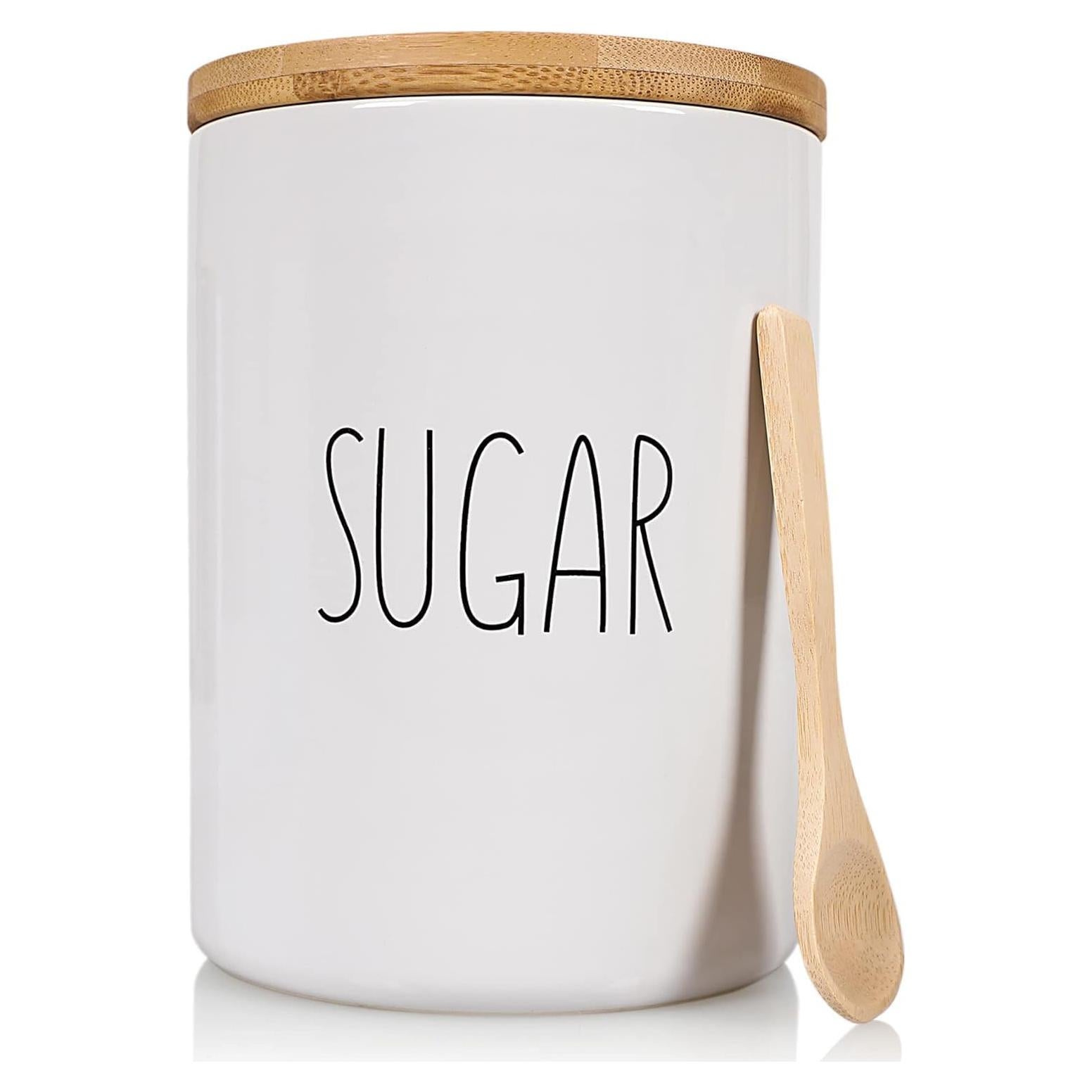 Frasco de Cerámica Hermético Arthausen 4 Tazas con Tapa de Bambú