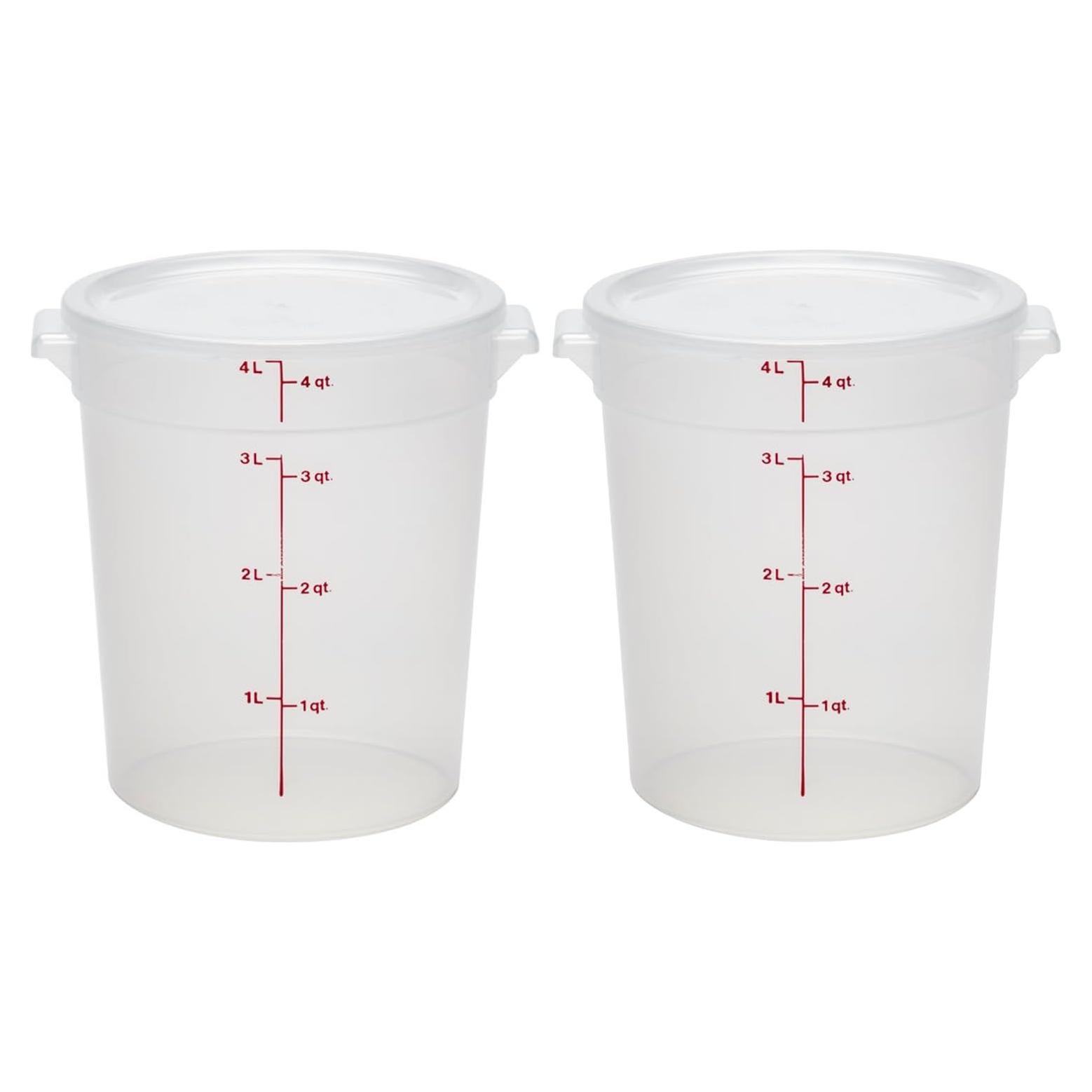 Contenedores de Almacenamiento de Alimentos Cambro 6 Qt - Paquete de 2