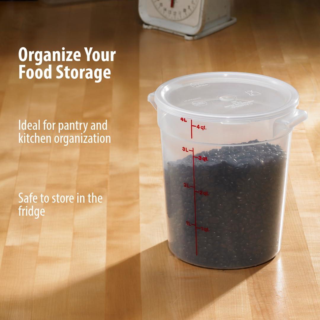 Contenedores de Almacenamiento de Alimentos Cambro 6 Qt - Paquete de 2