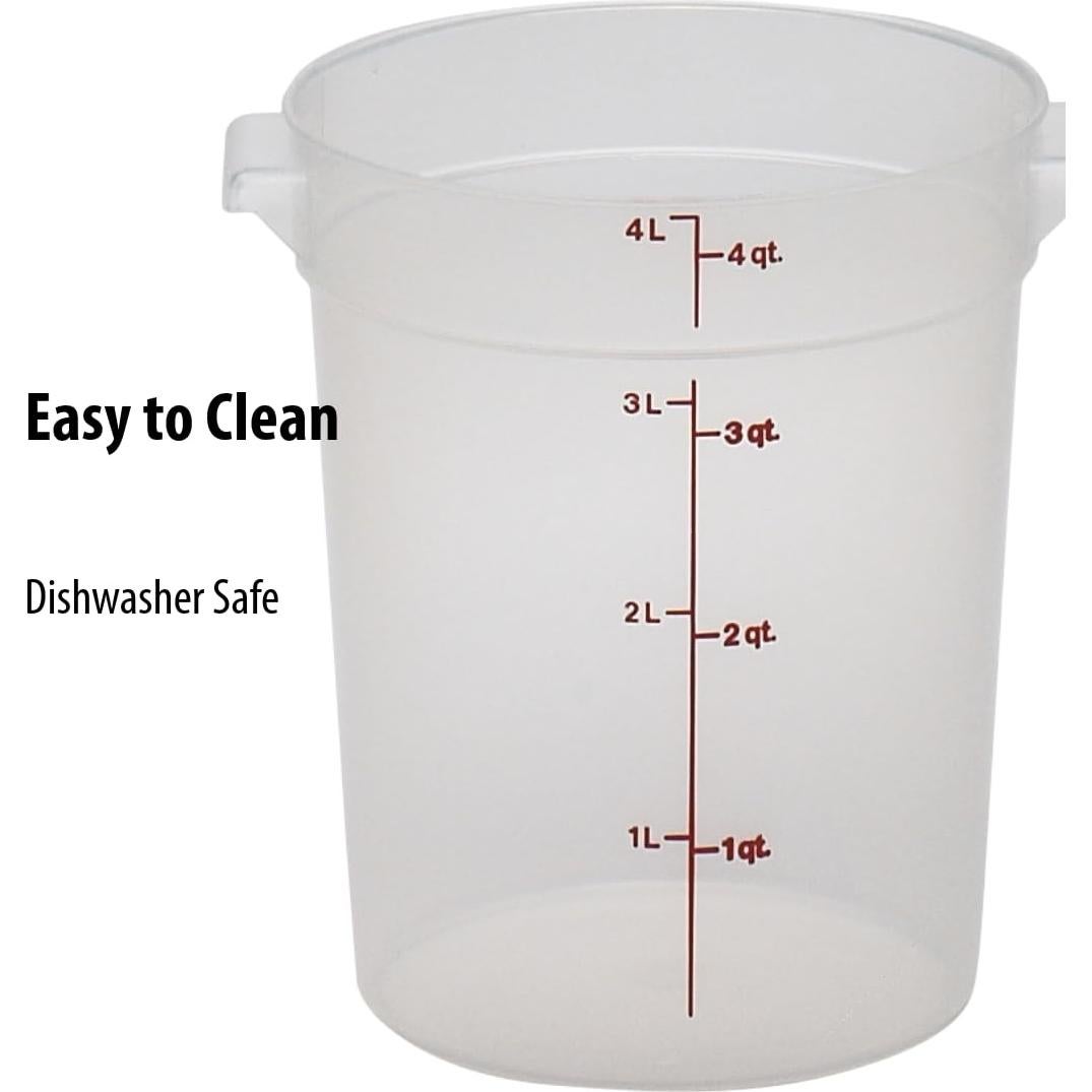 Contenedores de Almacenamiento de Alimentos Cambro 6 Qt - Paquete de 2