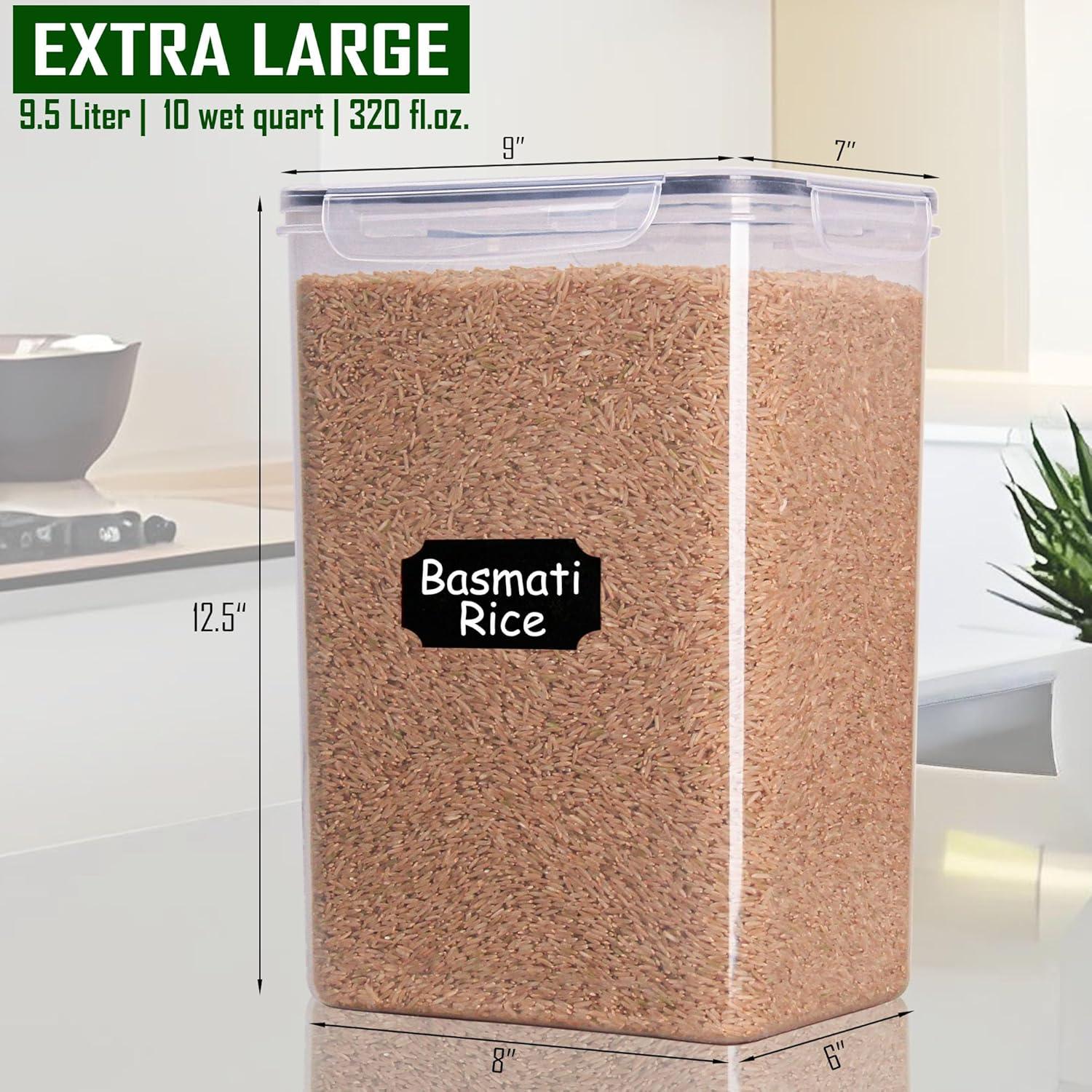 Set 2 Contenedores Almacenamiento Hermético LIFTONIO 9.5L