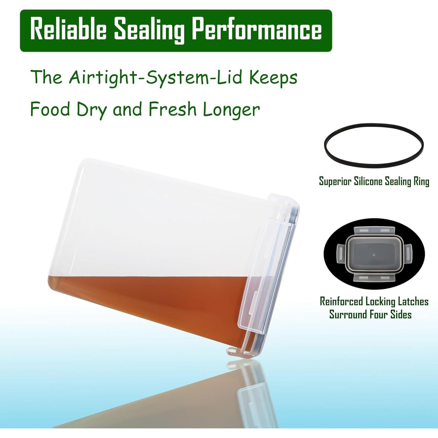 Set 2 Contenedores Almacenamiento Hermético LIFTONIO 9.5L